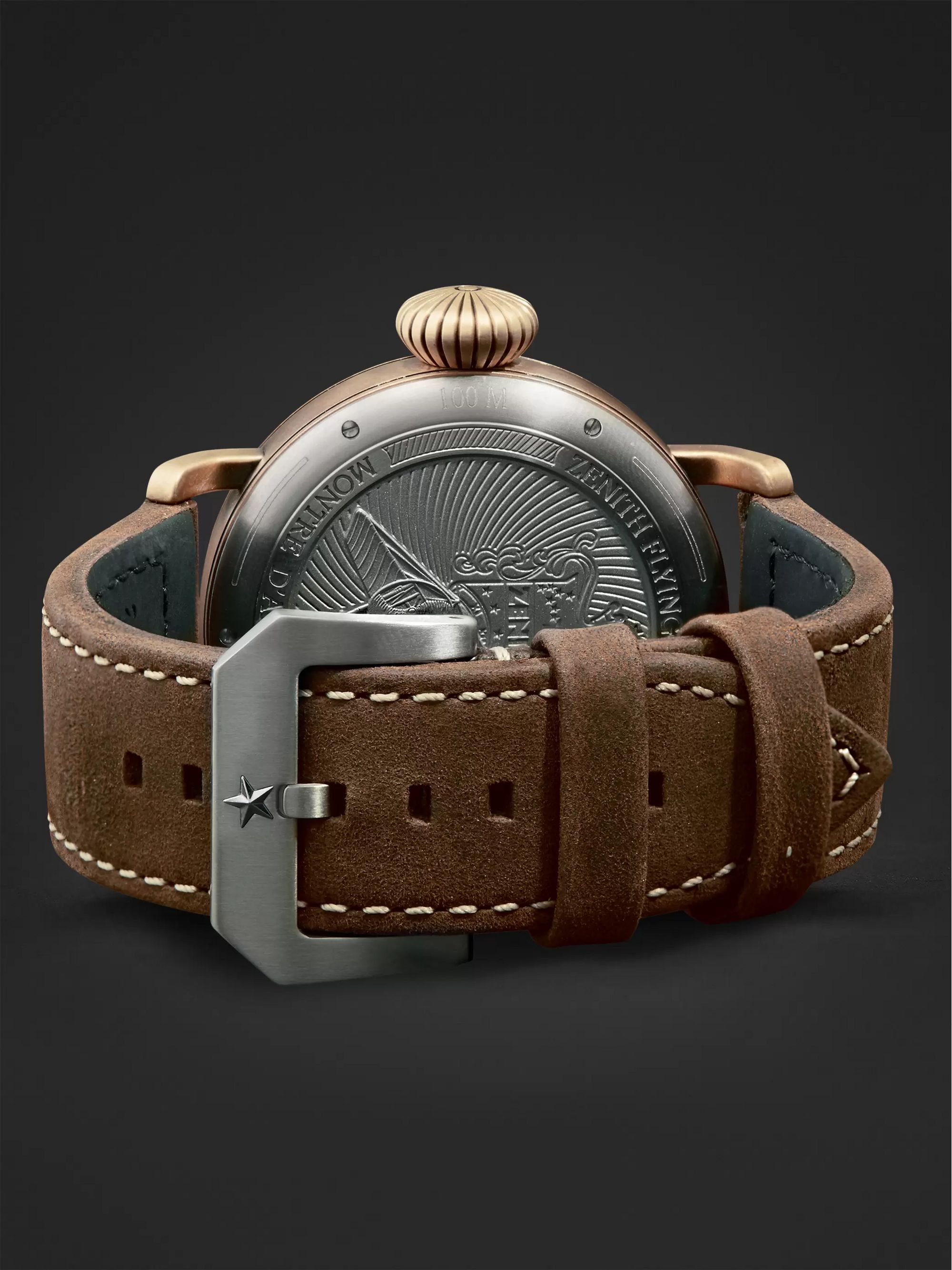 ZENITH Pilot Type 20 Extra Special 45mm Bronze and Nubuck Watch, Ref. No. 29.2430.679/21.C753