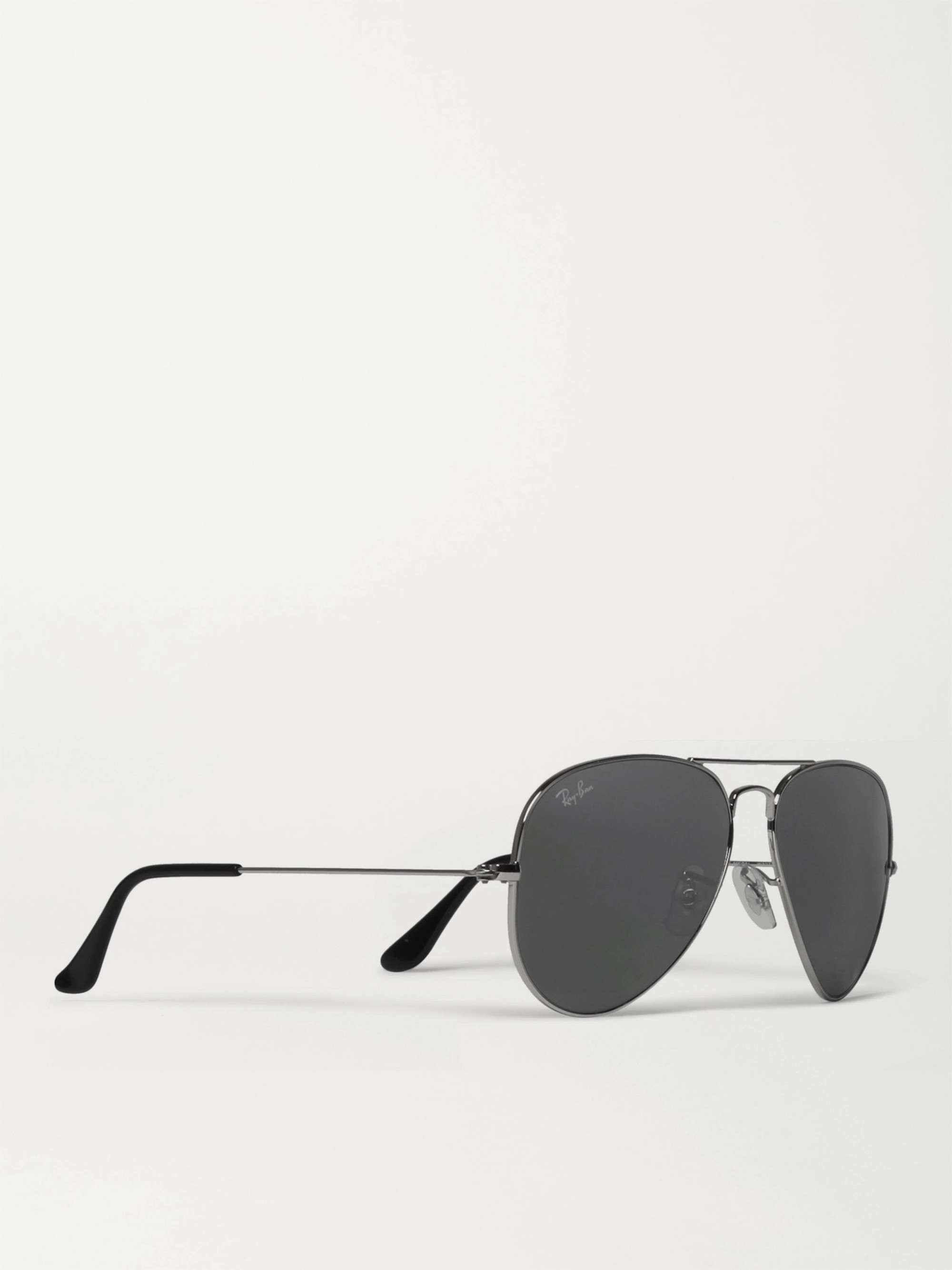 RAY-BAN Aviator Silver-Tone Sunglasses