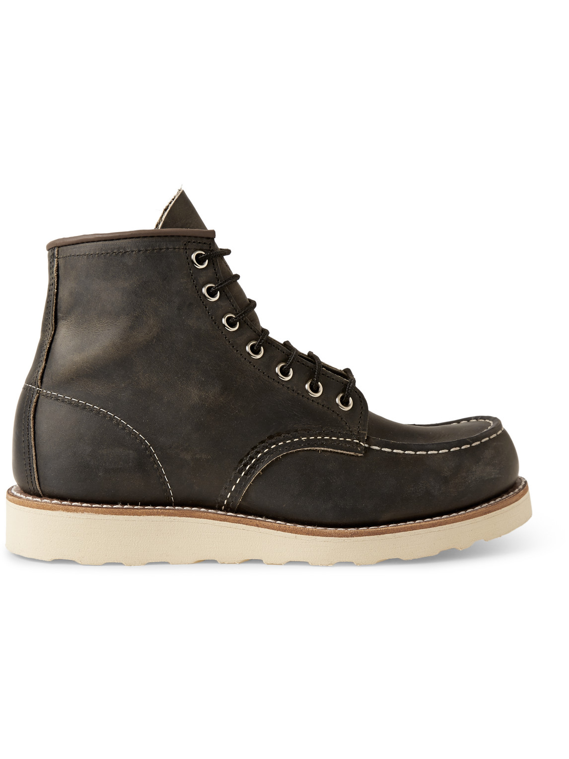 Shop Red Wing Shoes 8890 Moc Leather Boots In Gray