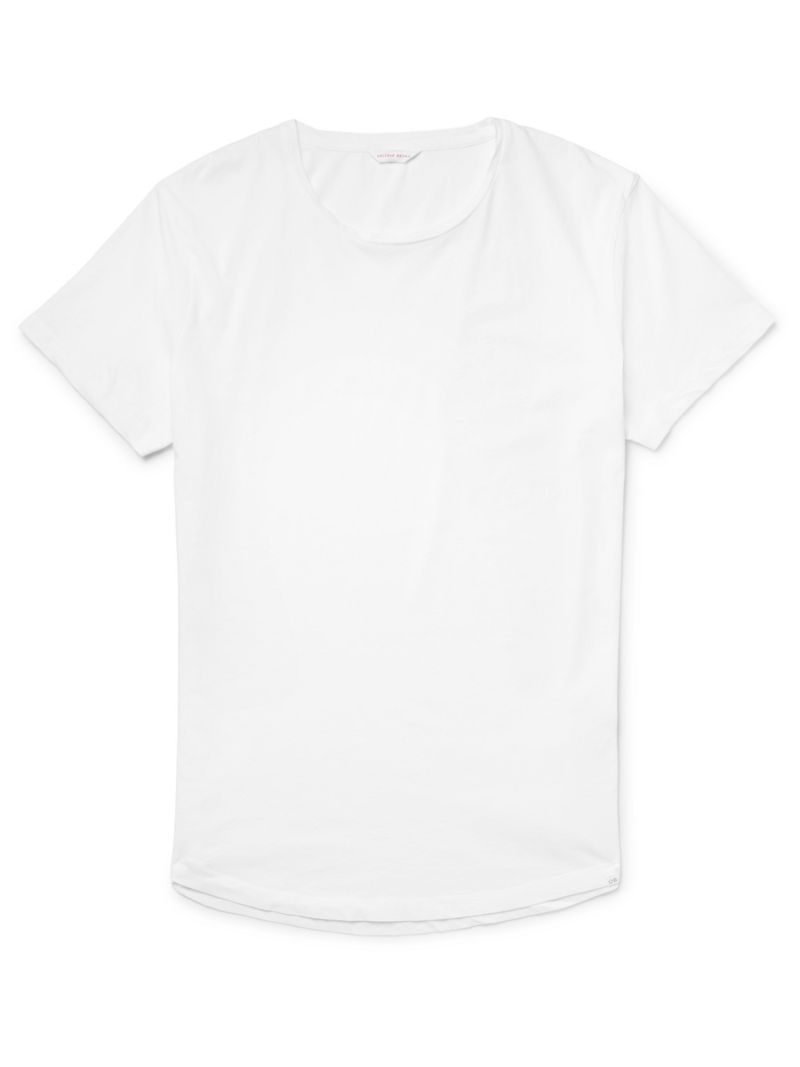 Shop Orlebar Brown Ob-t Slim-fit Cotton-jersey T-shirt In White