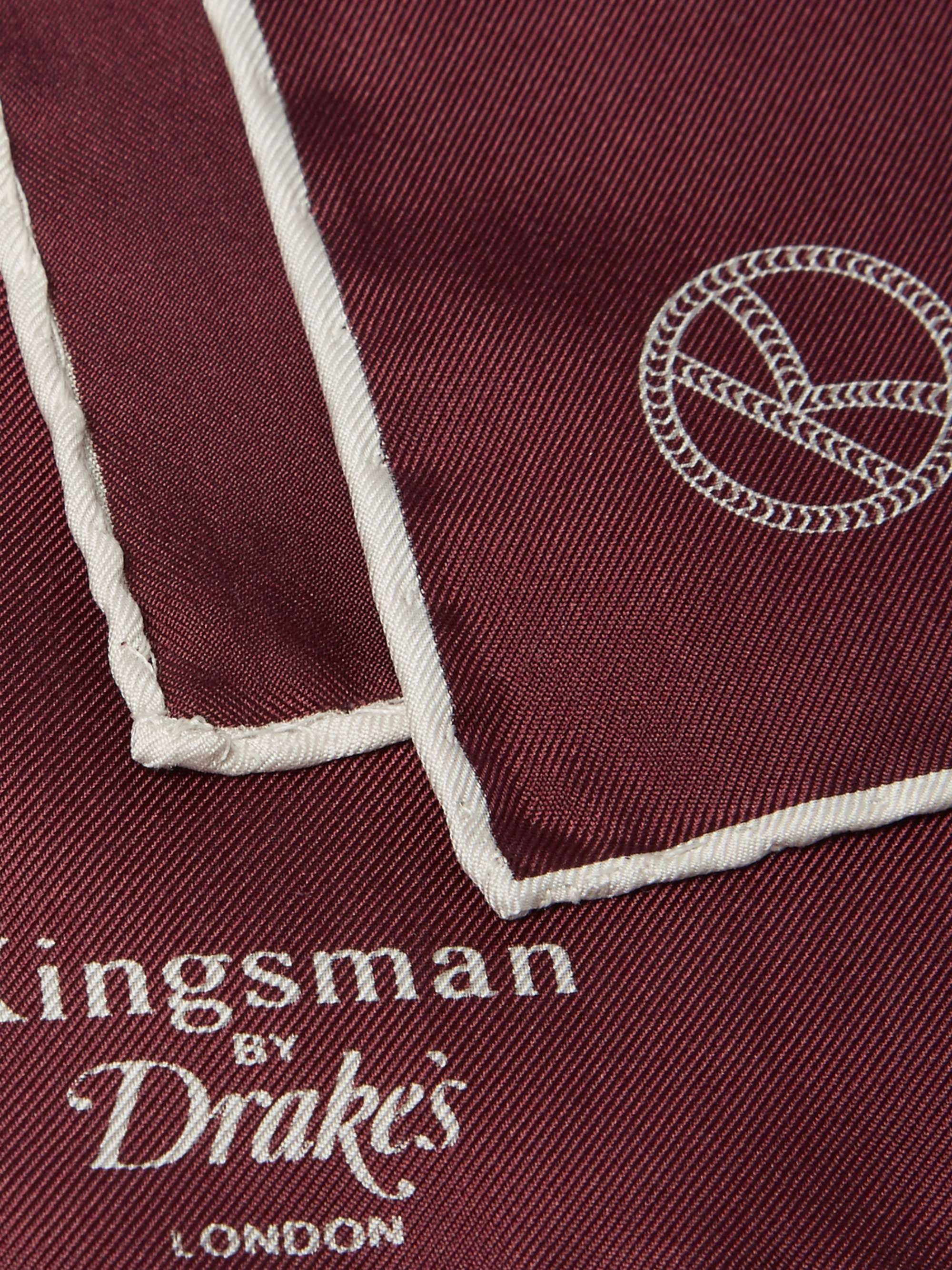 KINGSMAN + Drake's Silk Pocket Square