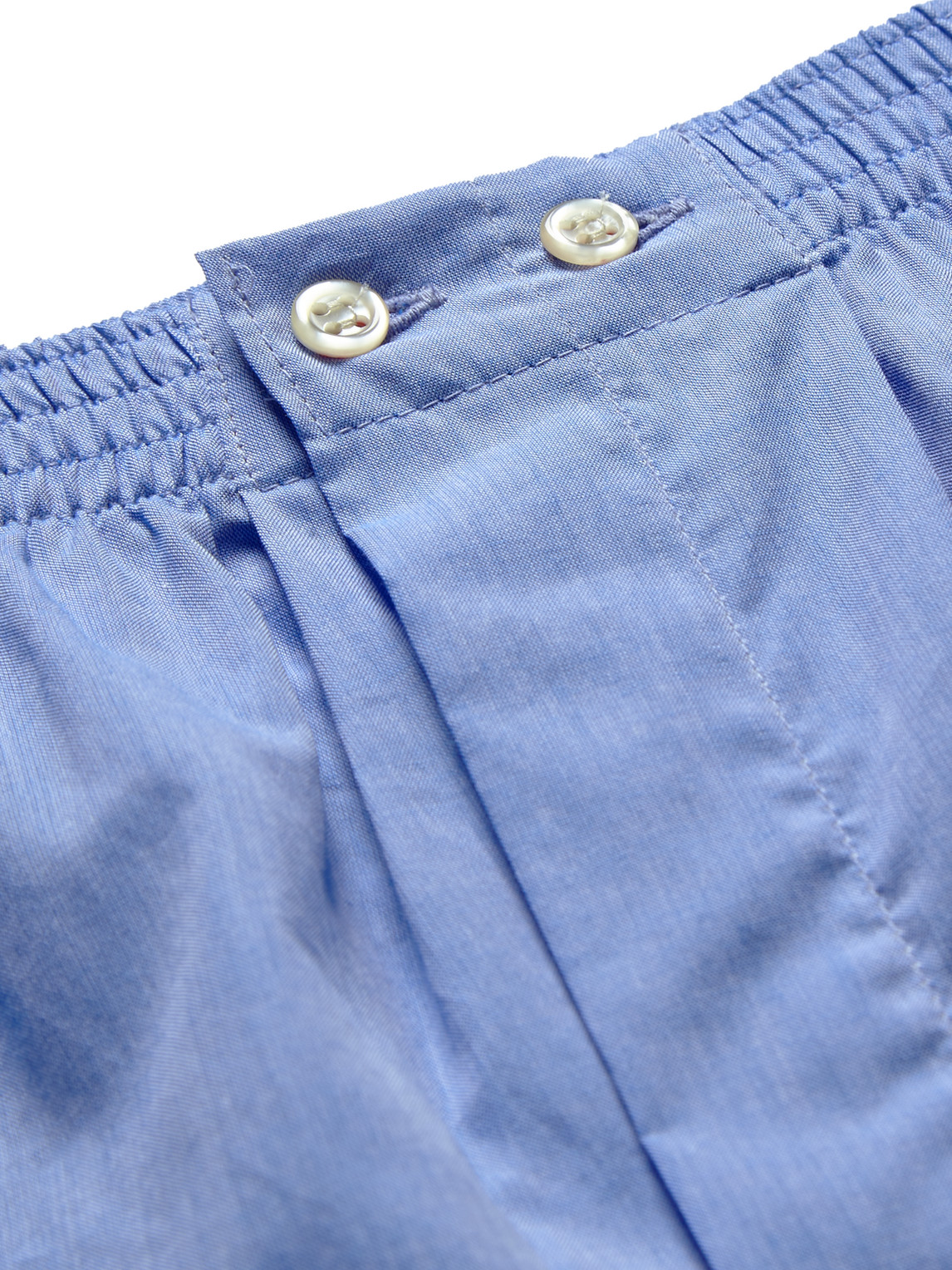 Shop Derek Rose Amalfi Cotton Boxer Shorts In Blue