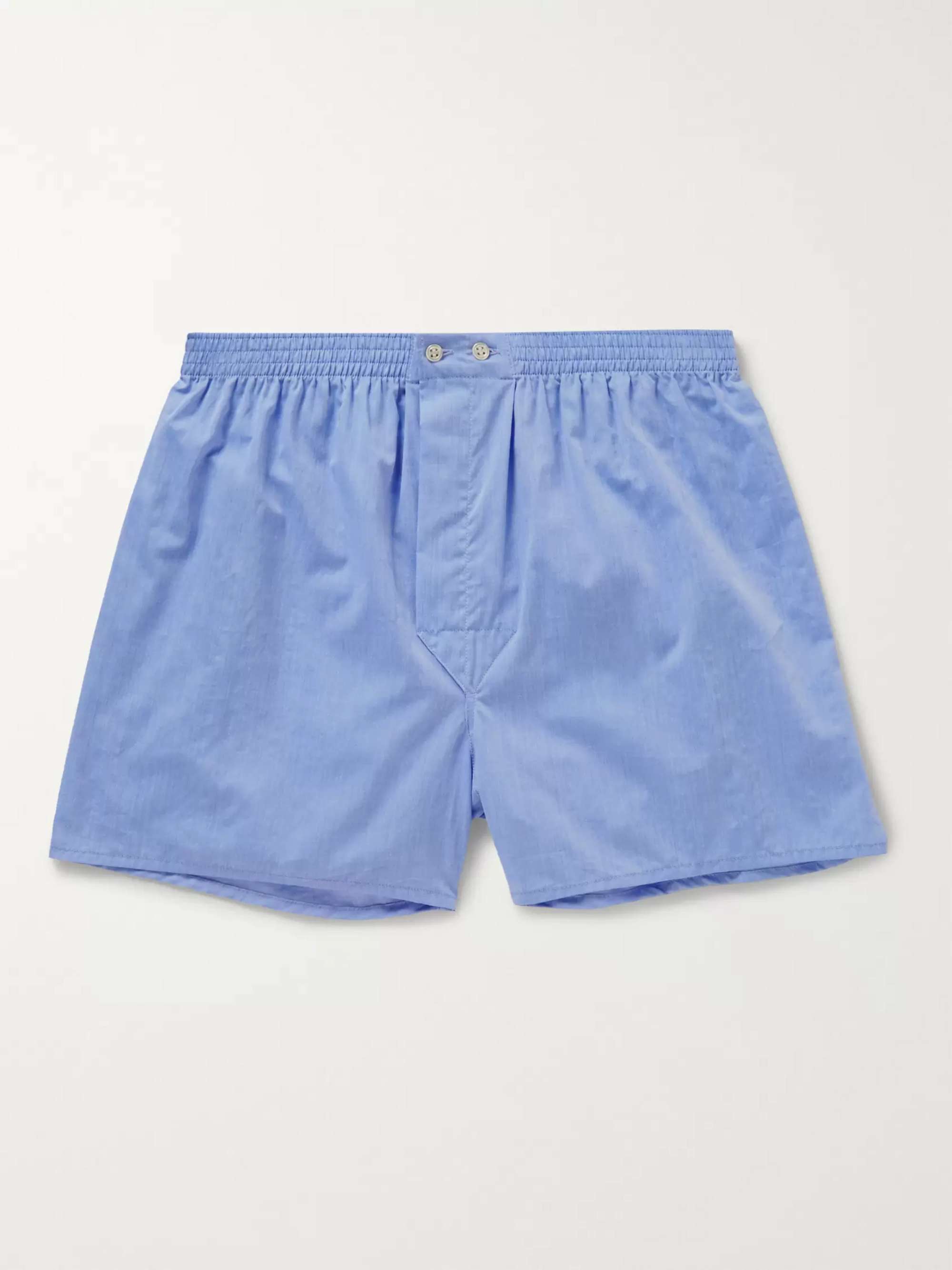 DEREK ROSE Amalfi Cotton Boxer Shorts