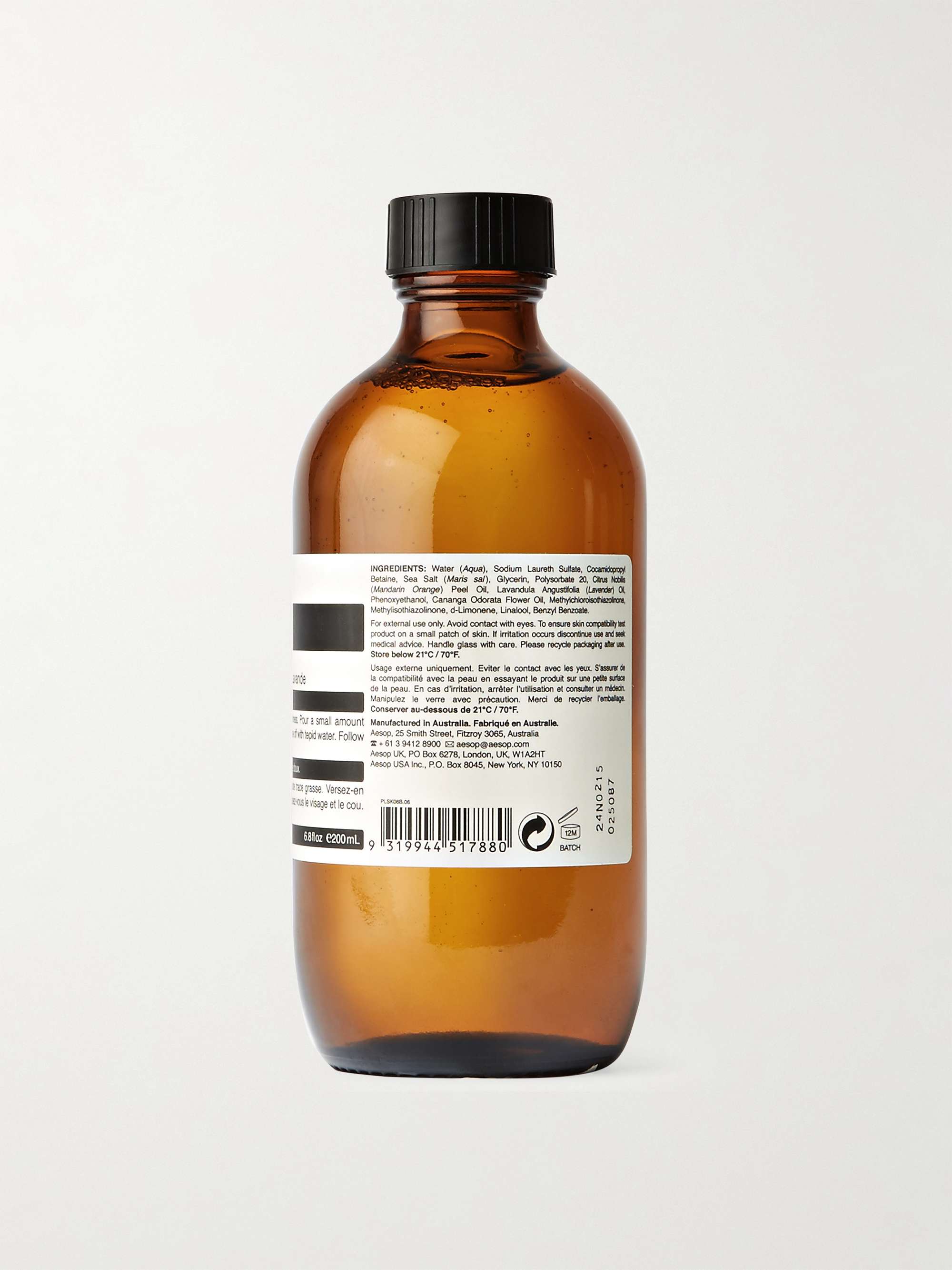 AESOP Amazing Face Cleanser, 200ml