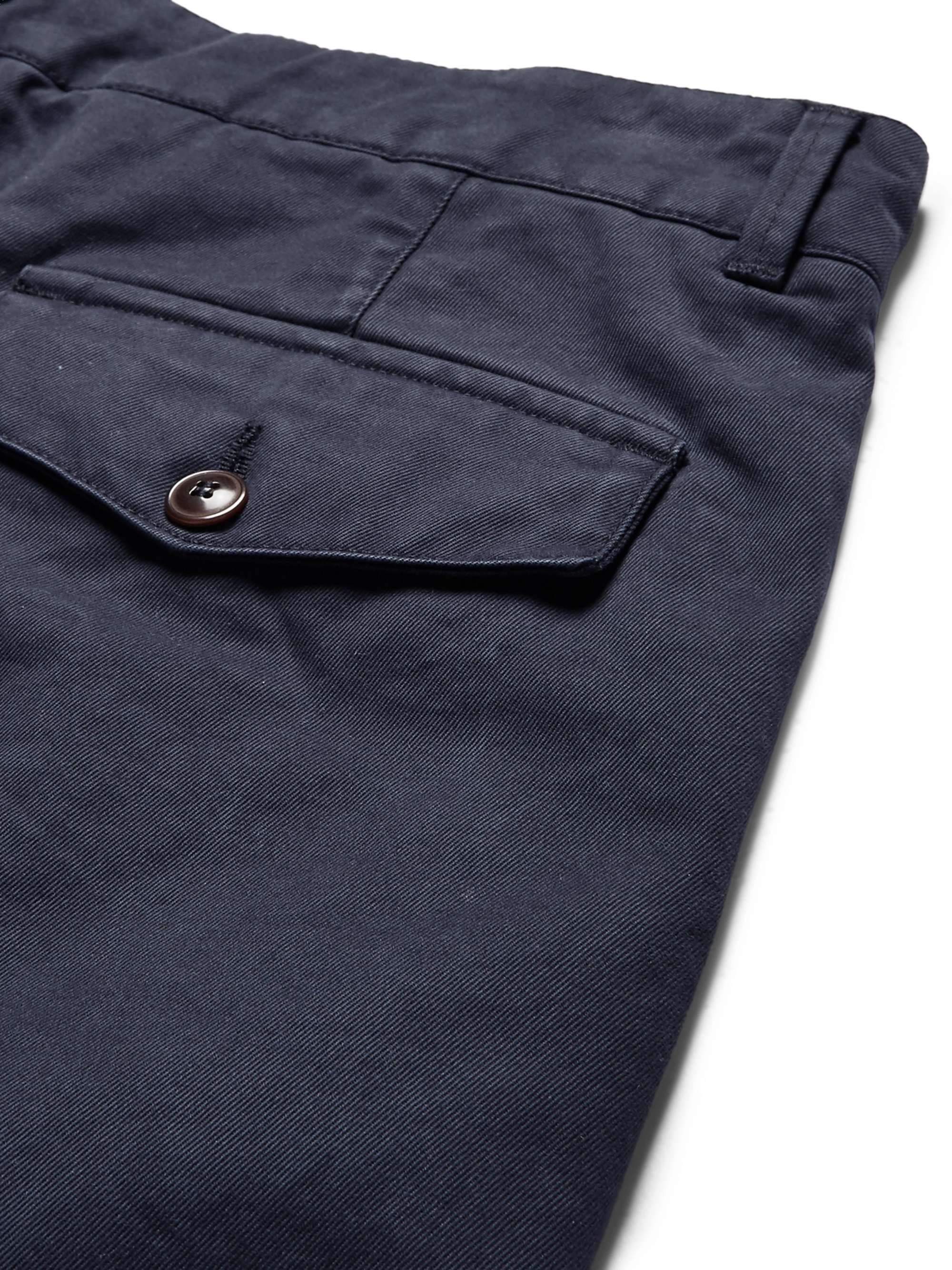 OFFICINE GÉNÉRALE Fisherman Cotton-Twill Shorts