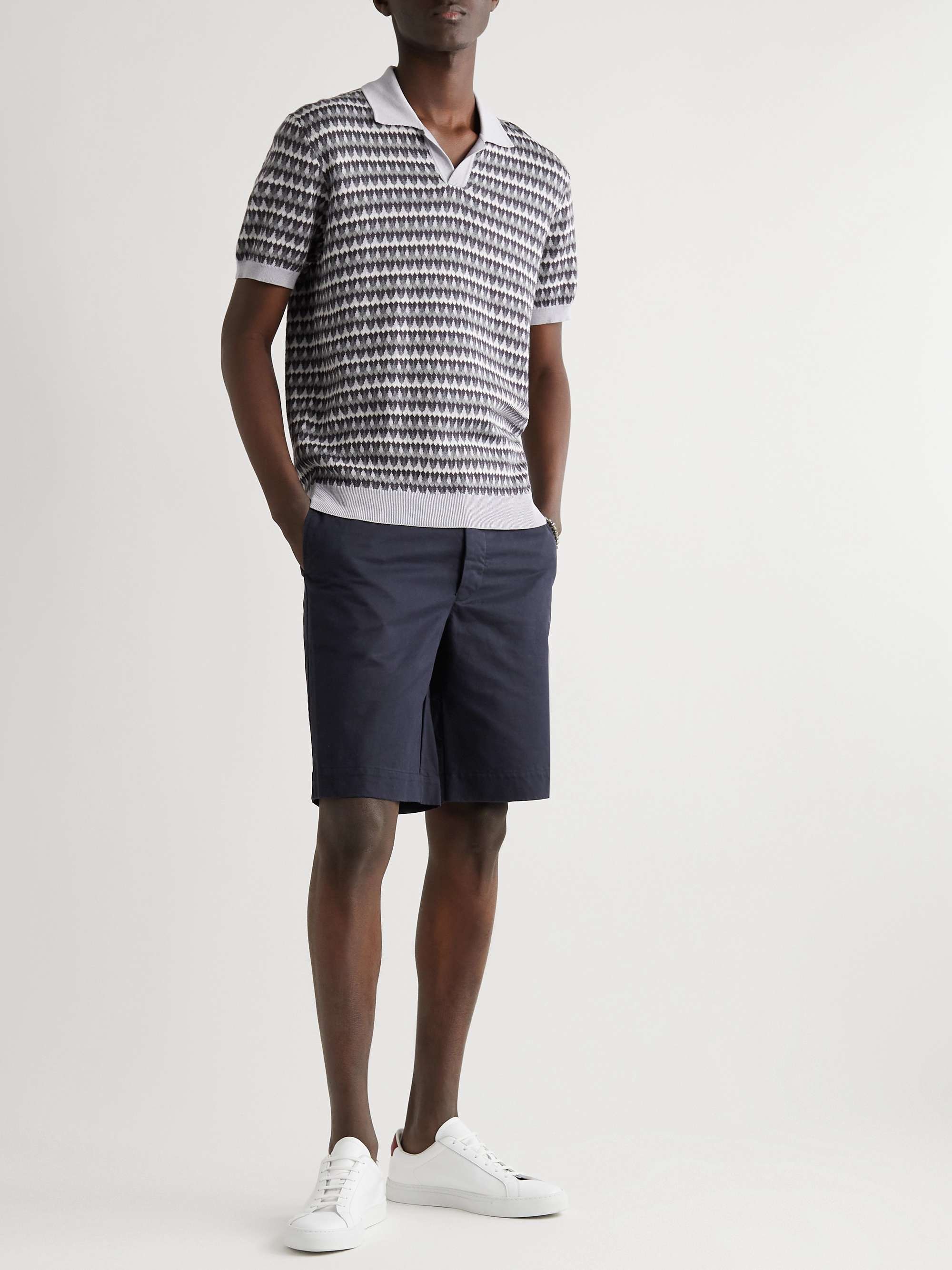 OFFICINE GÉNÉRALE Fisherman Cotton-Twill Shorts