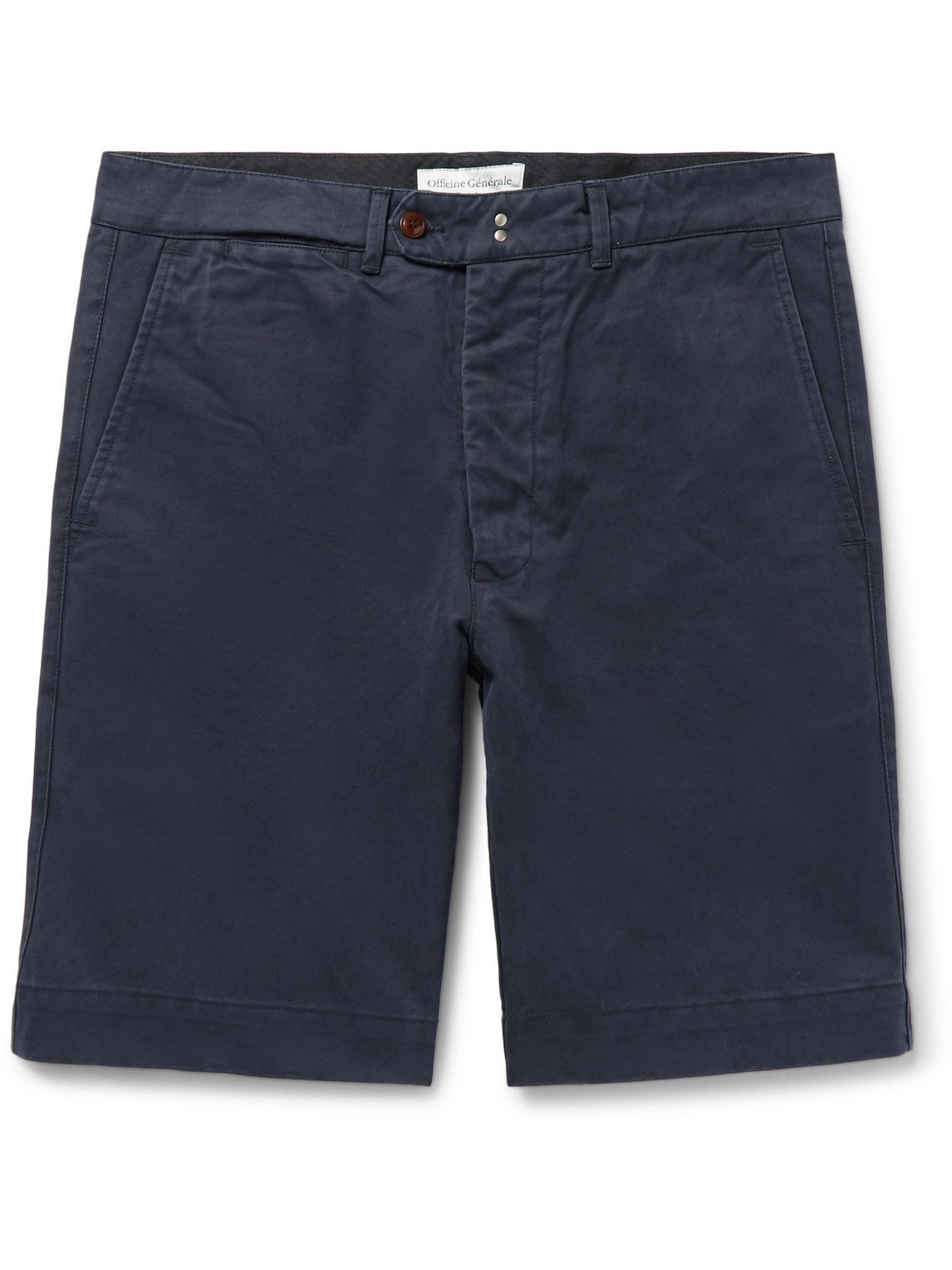 Officine Générale Fisherman Cotton-Twill Shorts