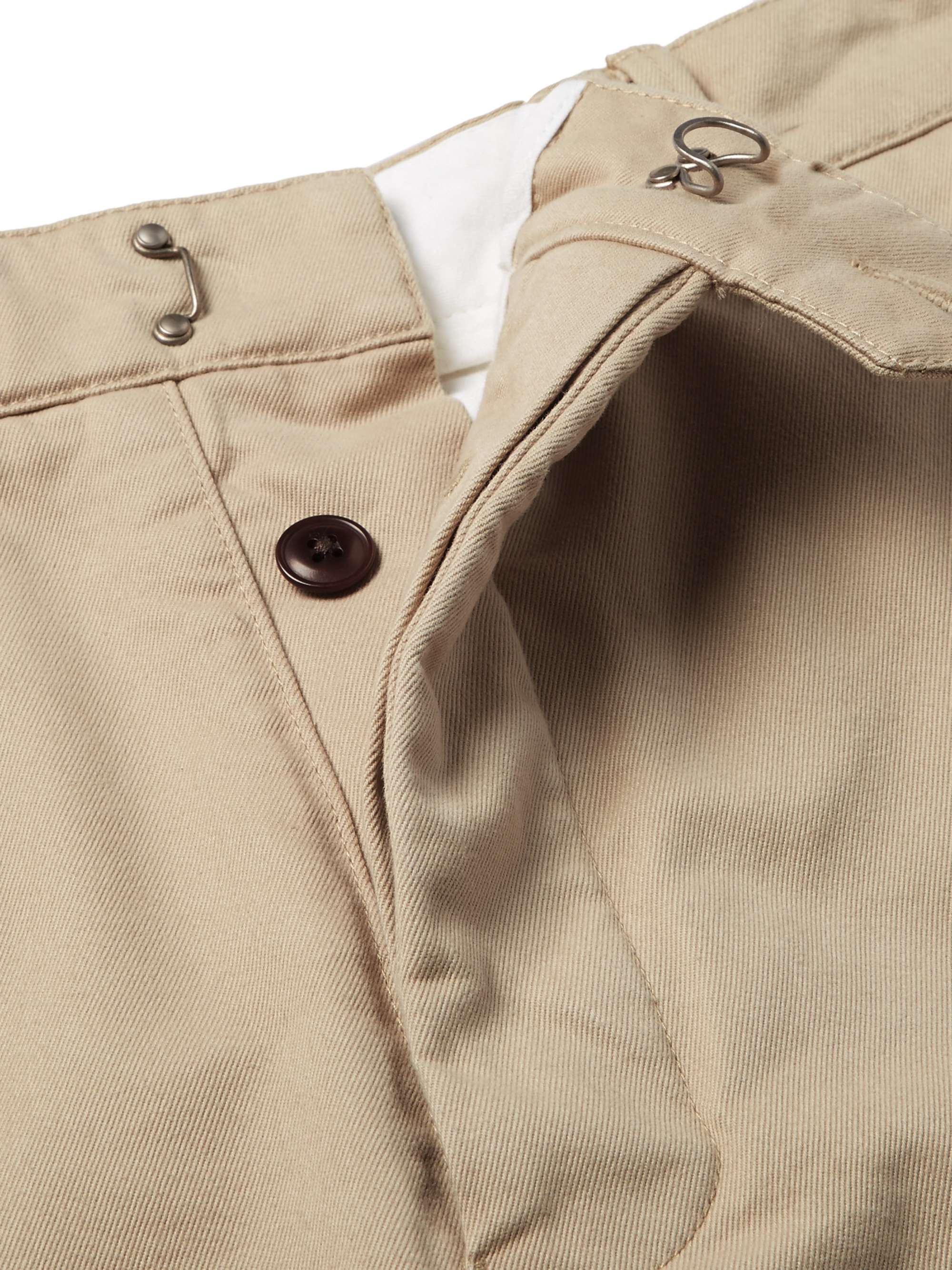 OFFICINE GÉNÉRALE Fisherman Cotton-Twill Shorts