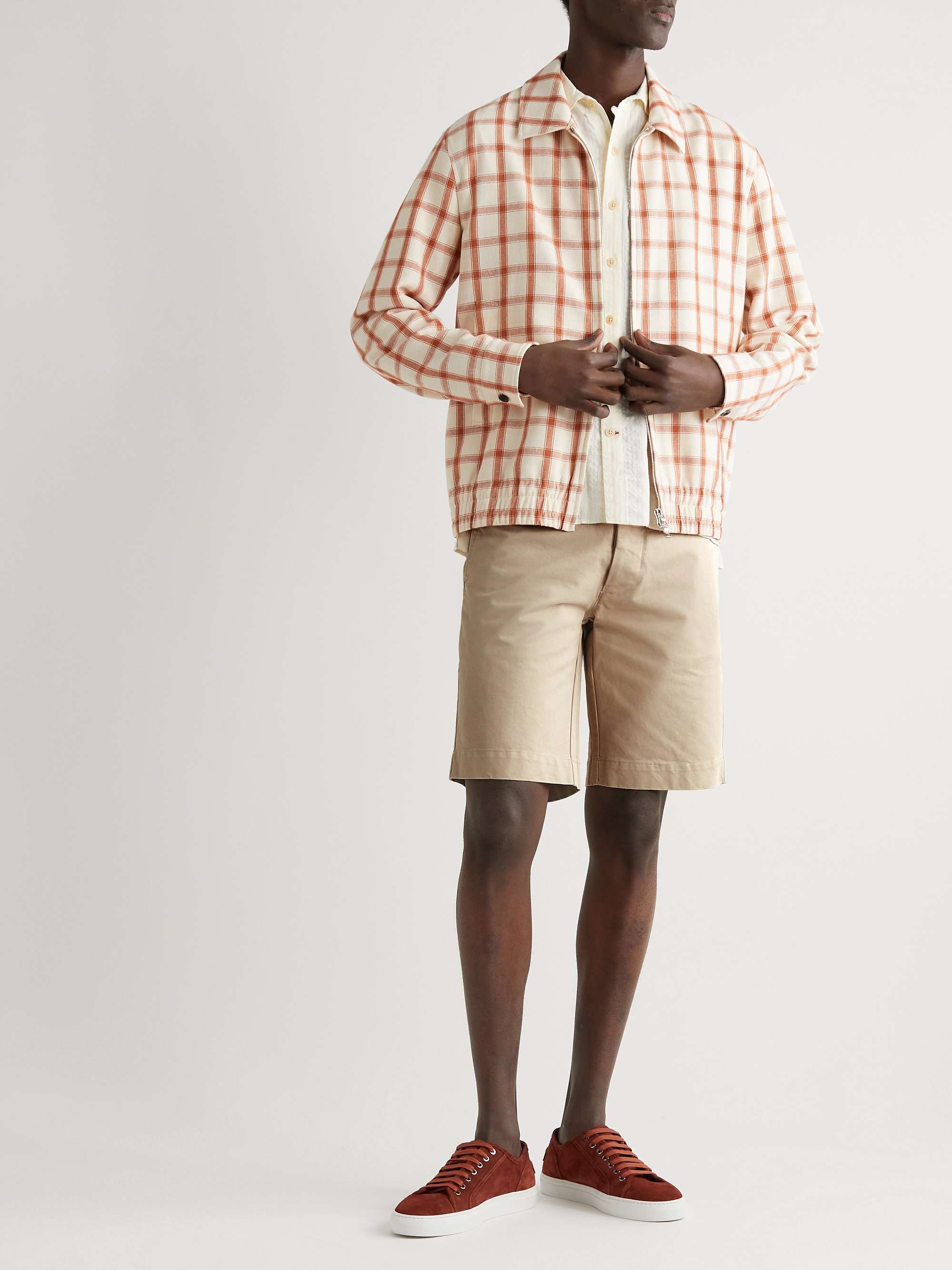 OFFICINE GÉNÉRALE Fisherman Cotton-Twill Shorts