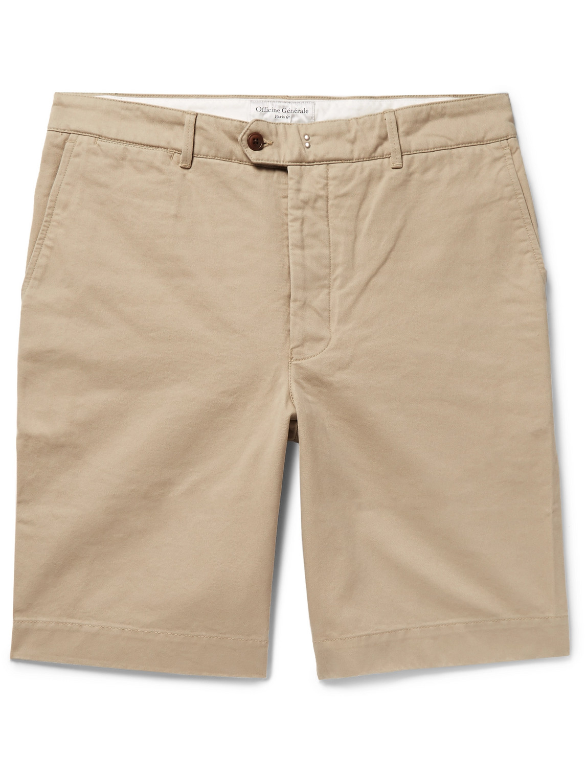 Officine Générale Fisherman Cotton-Twill Shorts