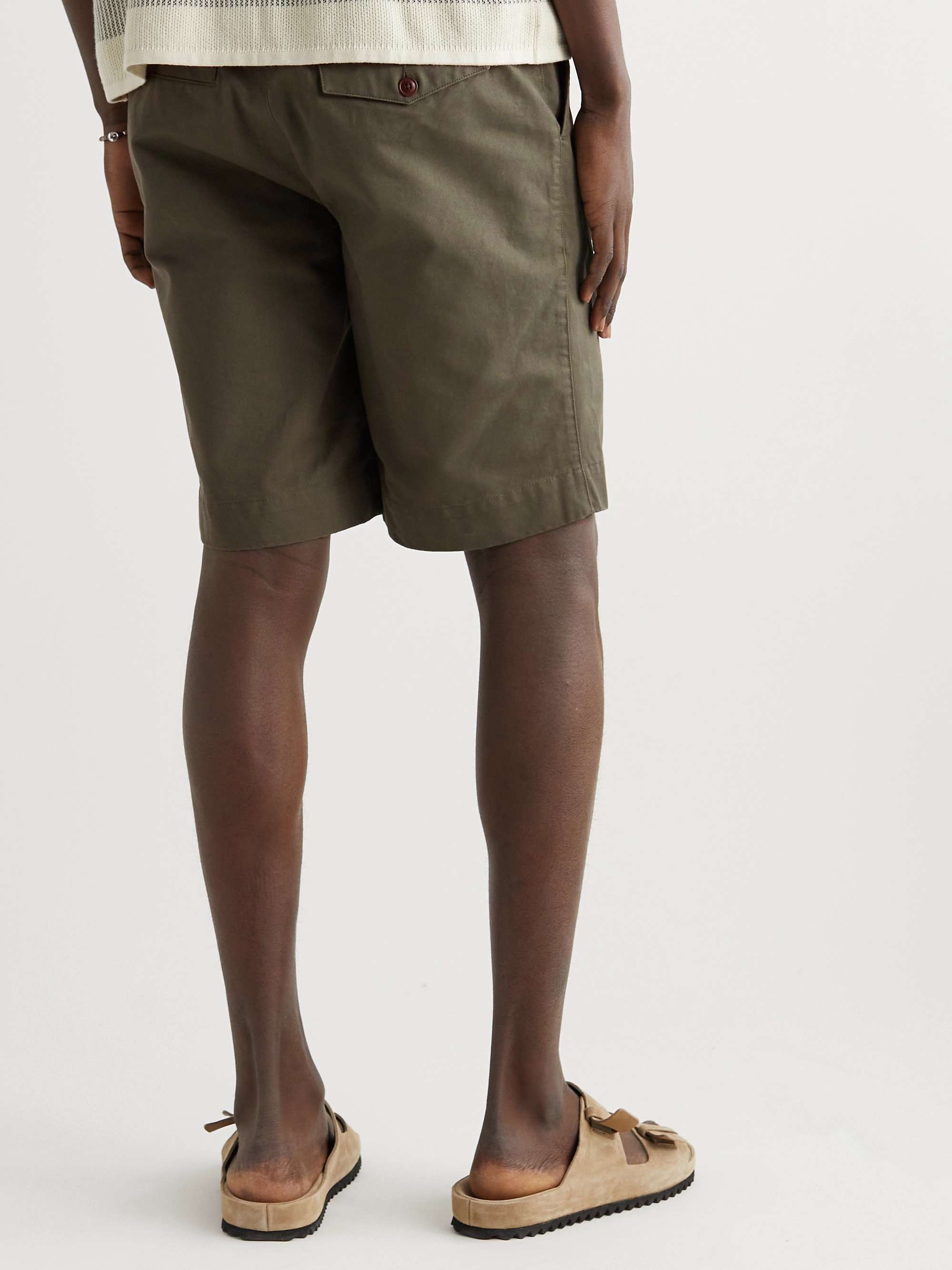 OFFICINE GÉNÉRALE Fisherman Cotton-Twill Shorts