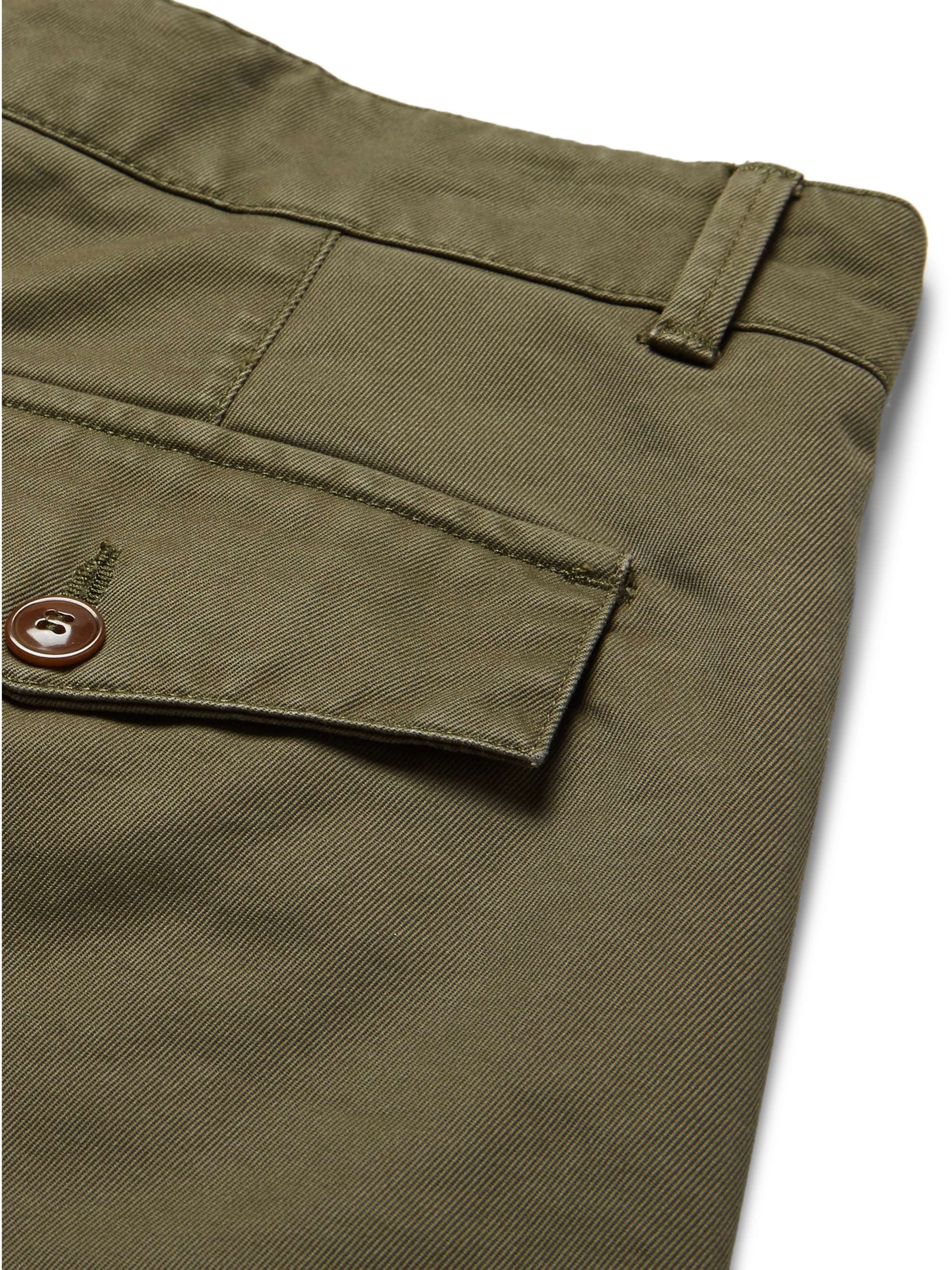 OFFICINE GÉNÉRALE Fisherman Cotton-Twill Shorts for Men | MR PORTER