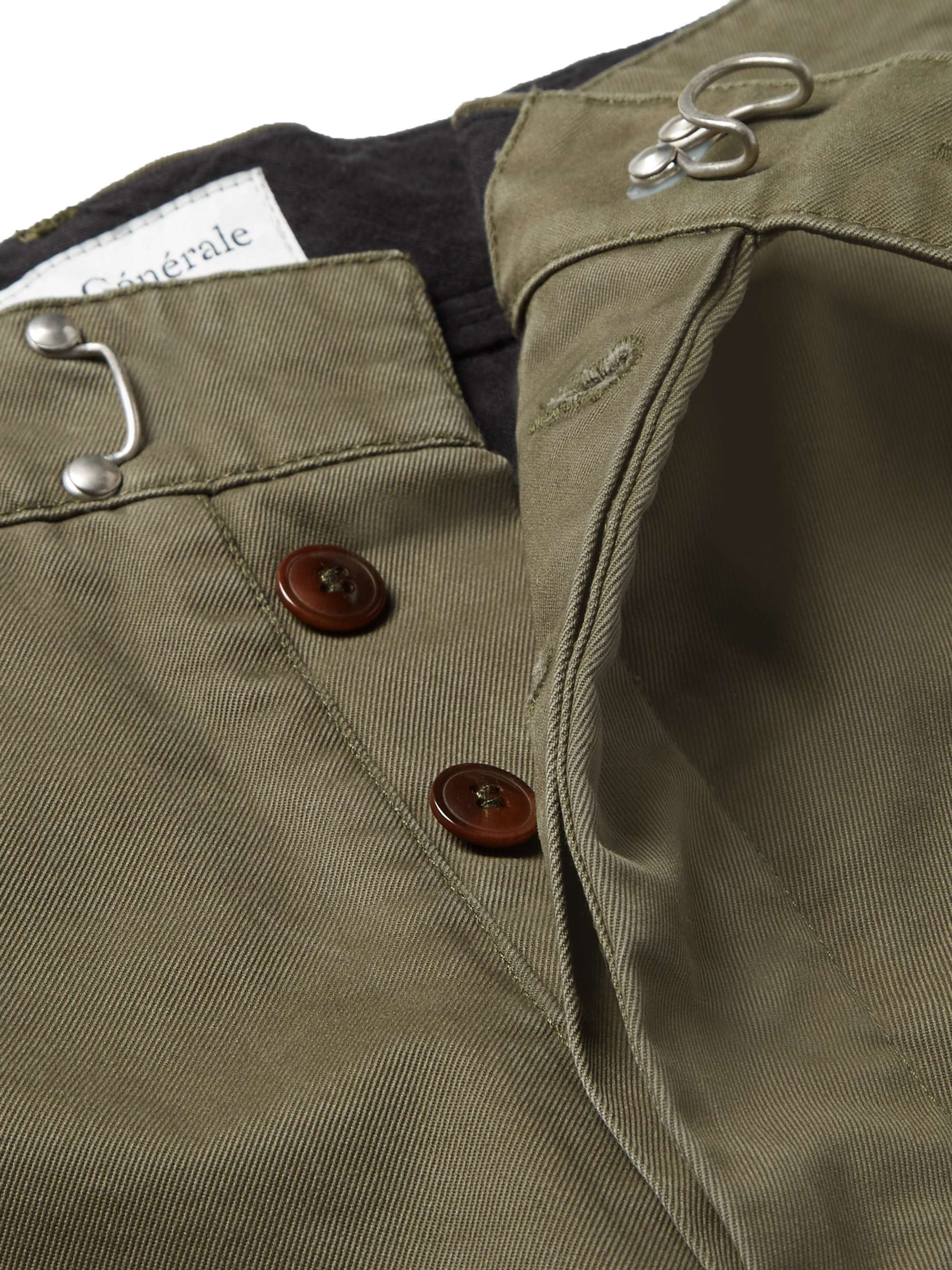 OFFICINE GÉNÉRALE Fisherman Cotton-Twill Shorts