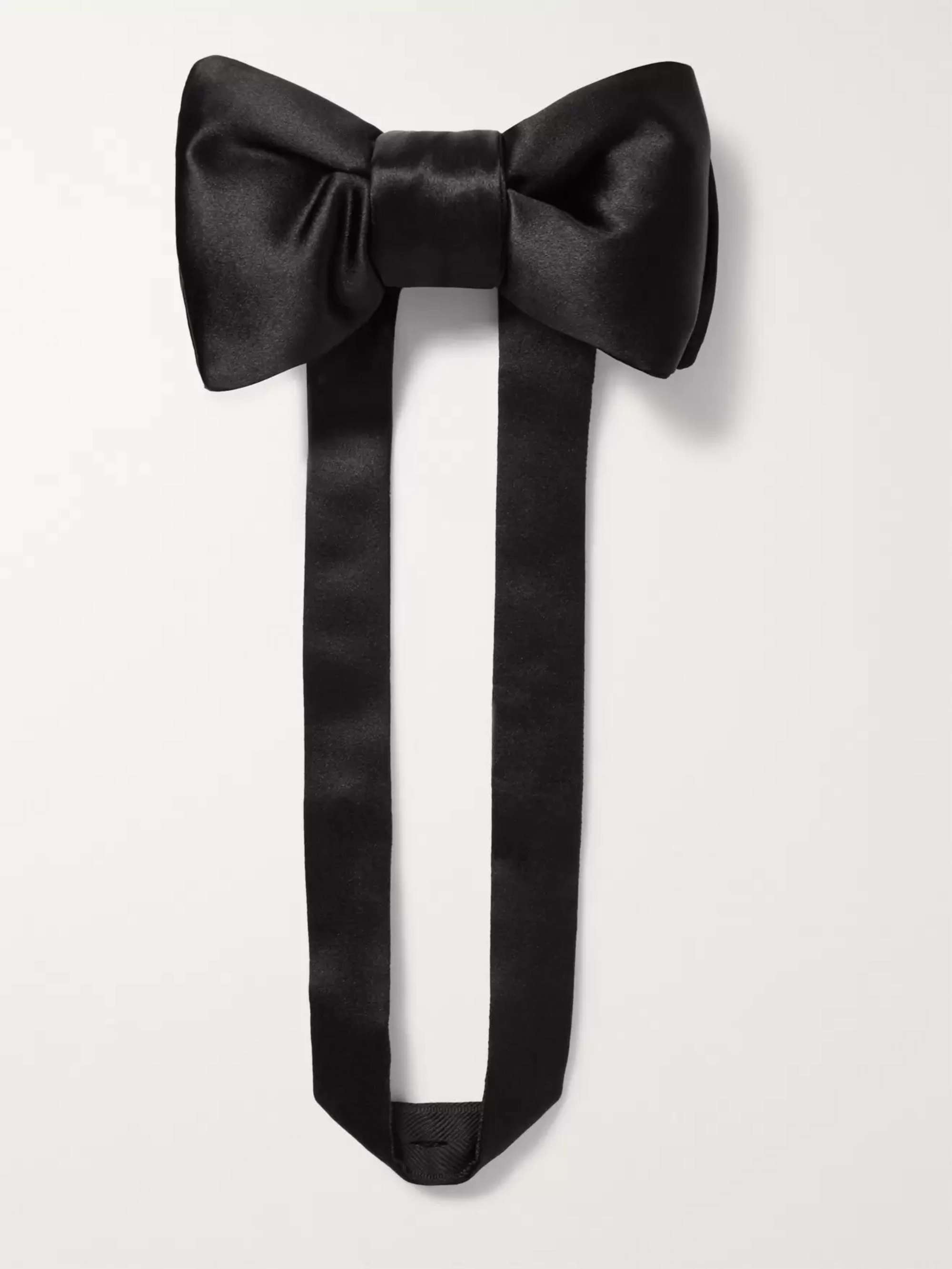 TOM FORD Pre-Tied Silk-Satin Bow Tie