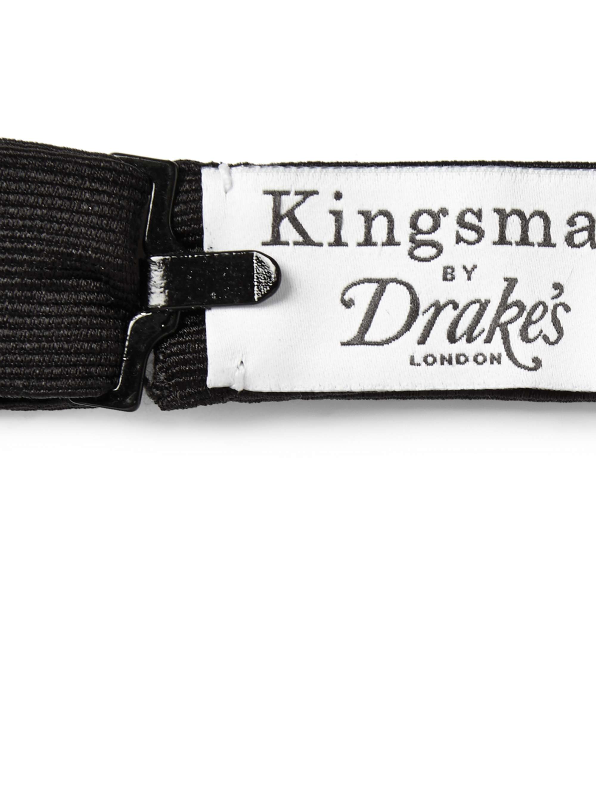 KINGSMAN + Drake's Self-Tie Silk-Faille Bow Tie