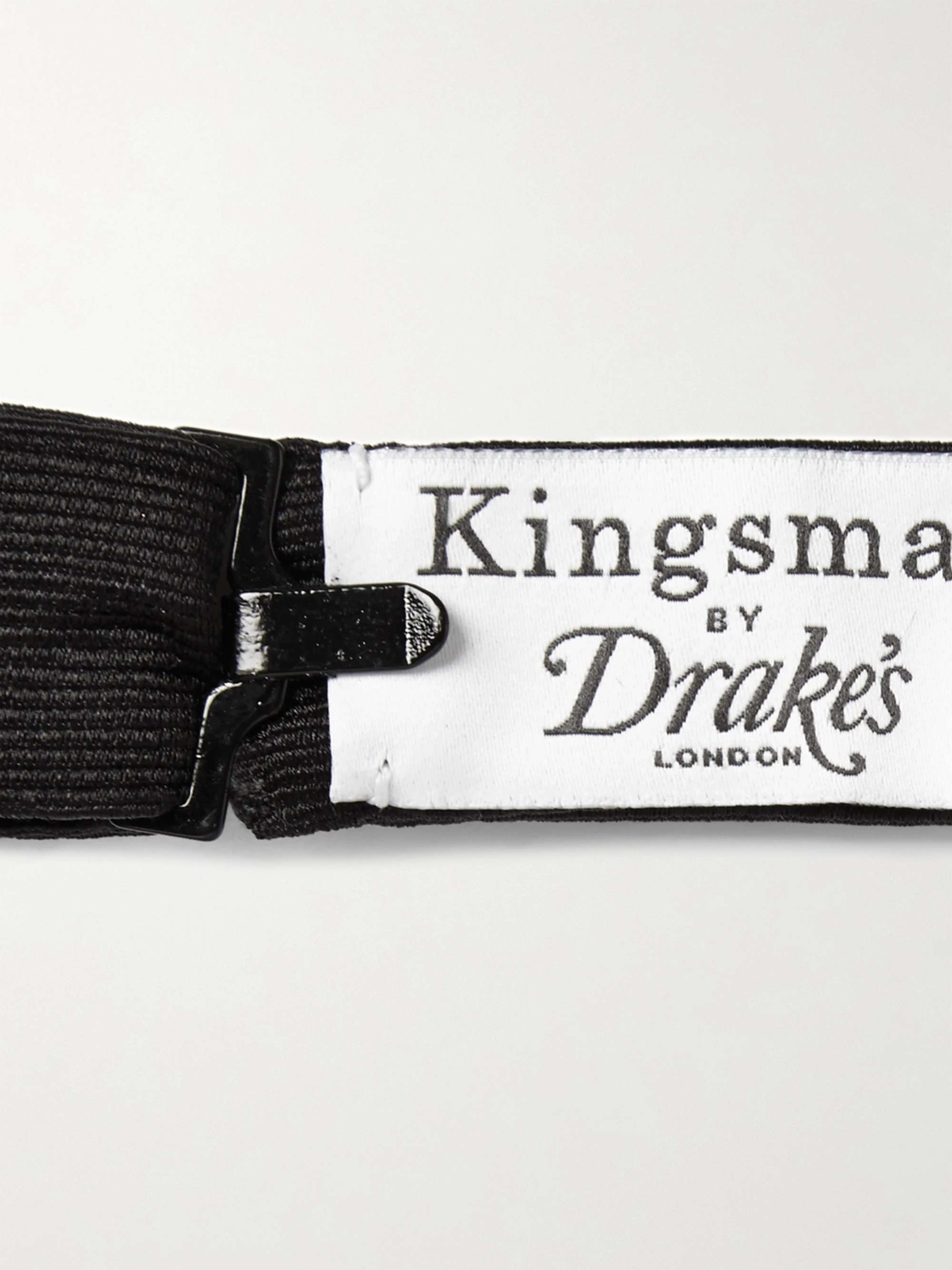 KINGSMAN + Drake's Self-Tie Silk-Faille Bow Tie