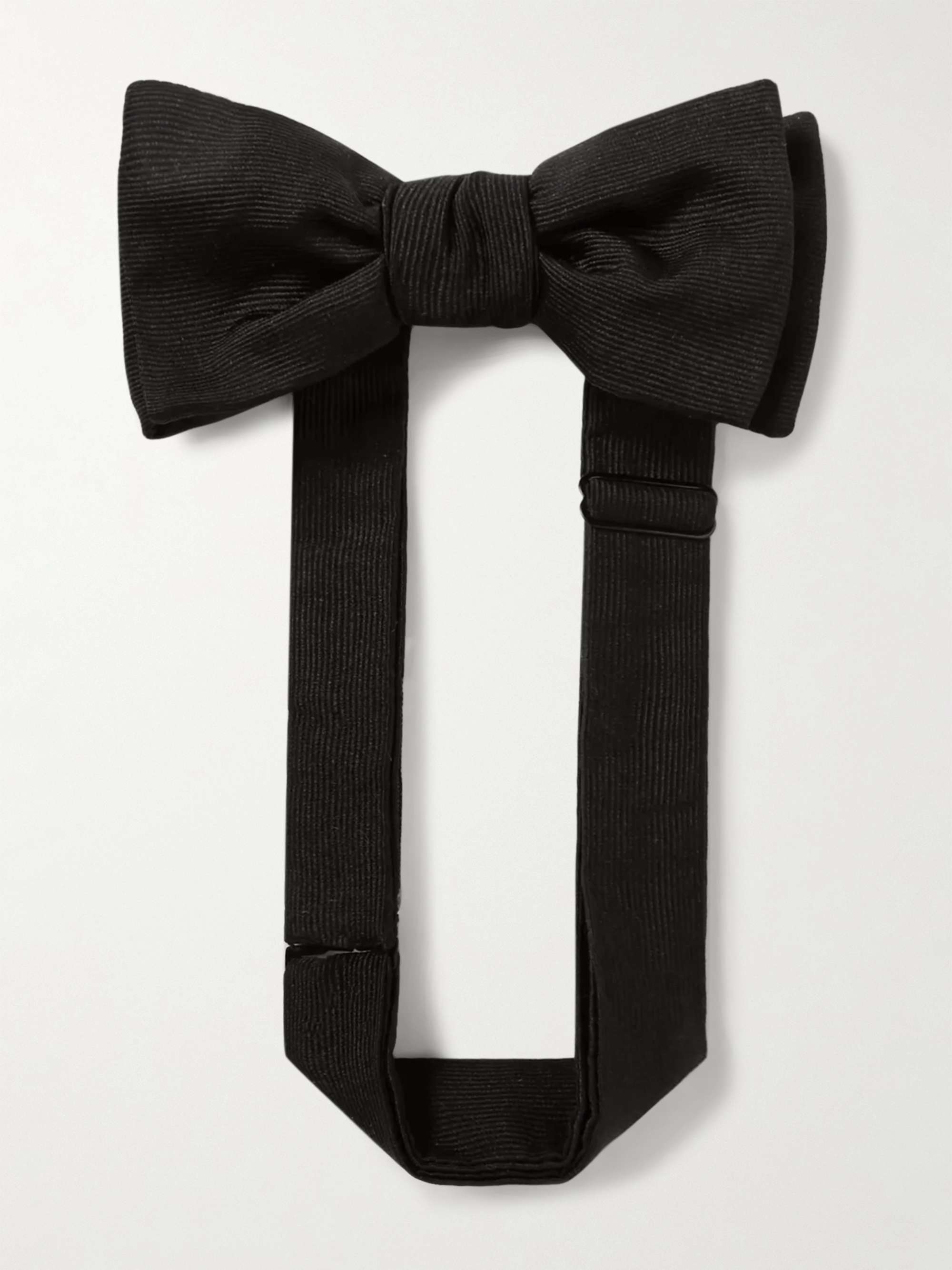 KINGSMAN + Drake's Self-Tie Silk-Faille Bow Tie