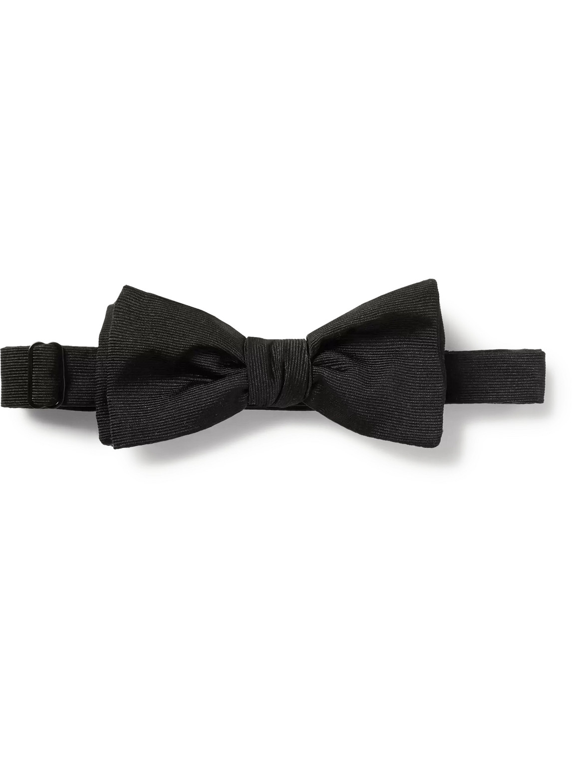 Kingsman Drake's Self-tie Silk-faille Bow Tie In Black