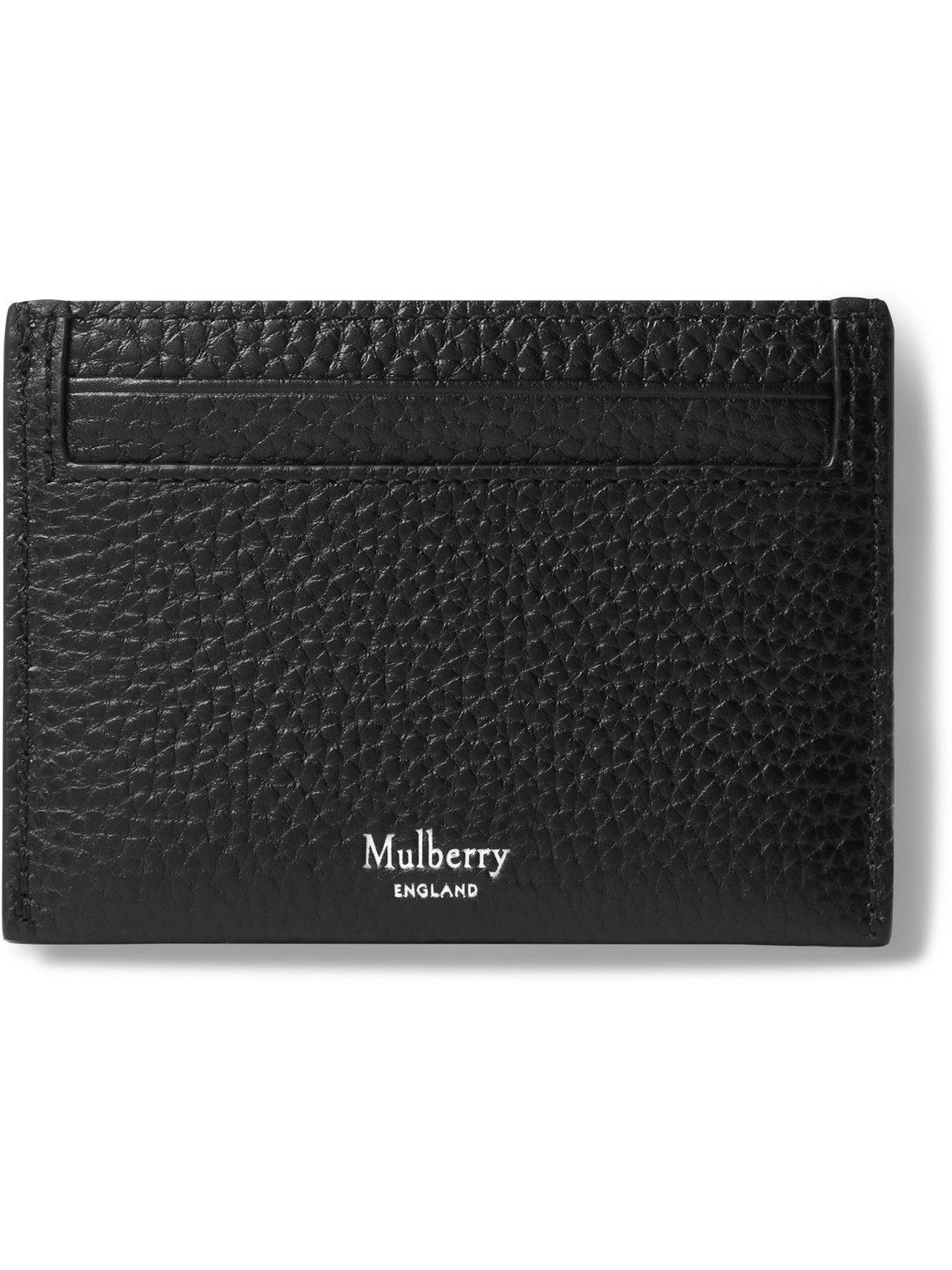 Mulberry Full-grain Leather Cardholder In Black