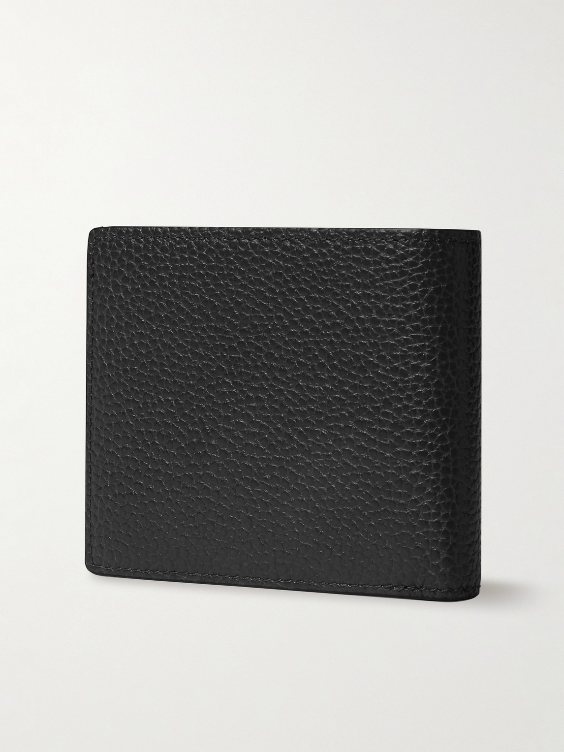 Shop Mulberry Full-grain Leather Billfold Wallet In Black