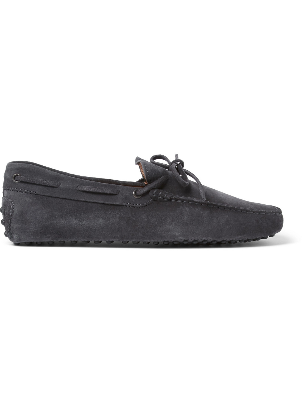 Tod's - Gommino Suede Driving Shoes - Men - Gray - UK 6
