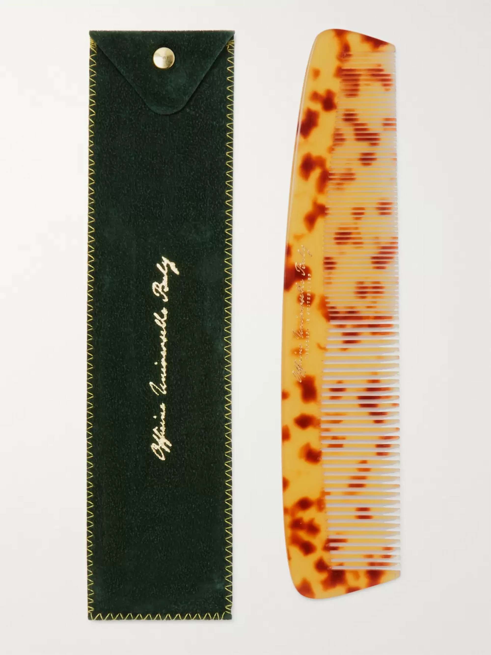 BULY 1803 Tortoiseshell Acetate Dressing Comb
