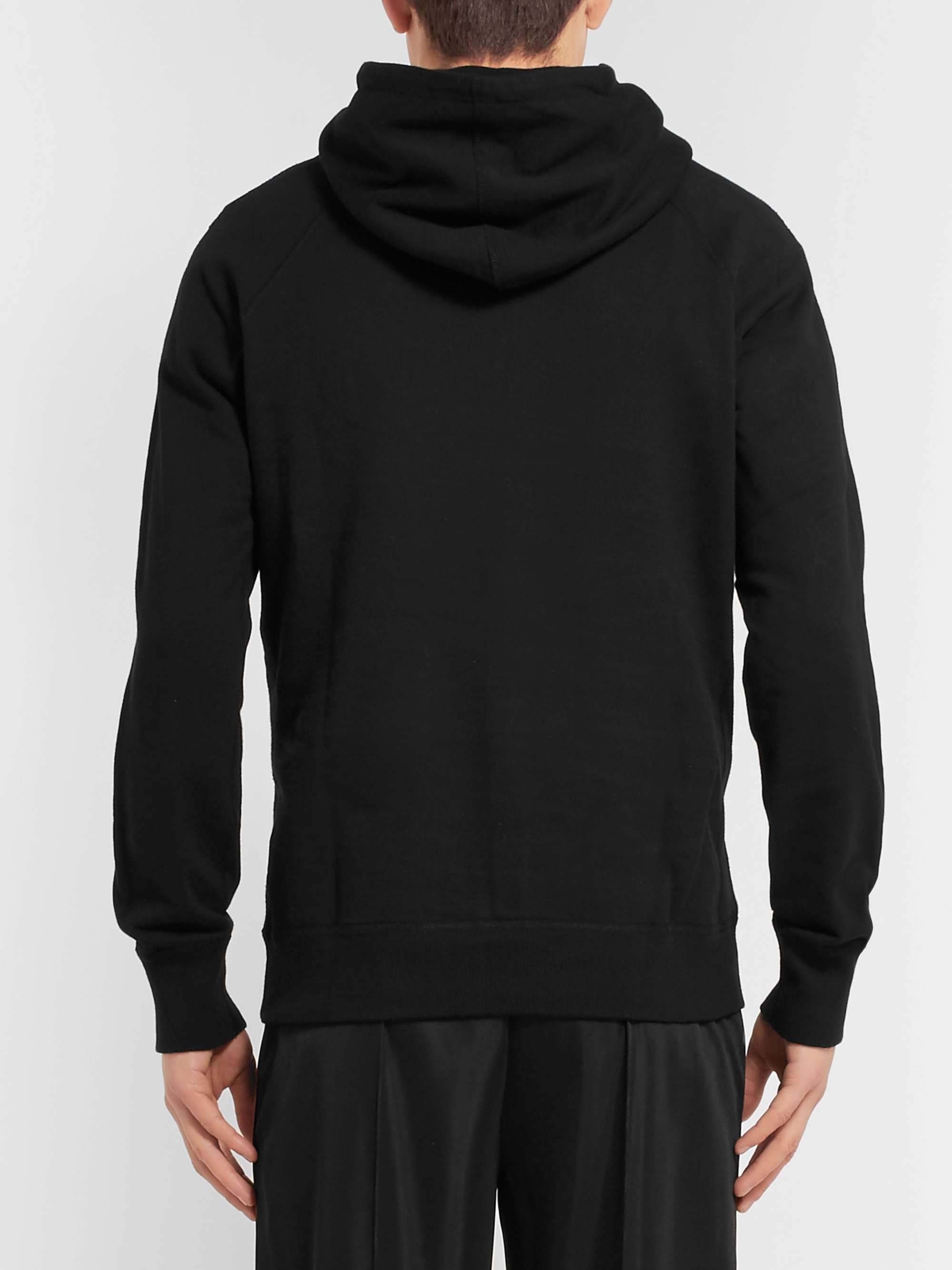 REIGNING CHAMP Loopback Cotton-Jersey Hoodie