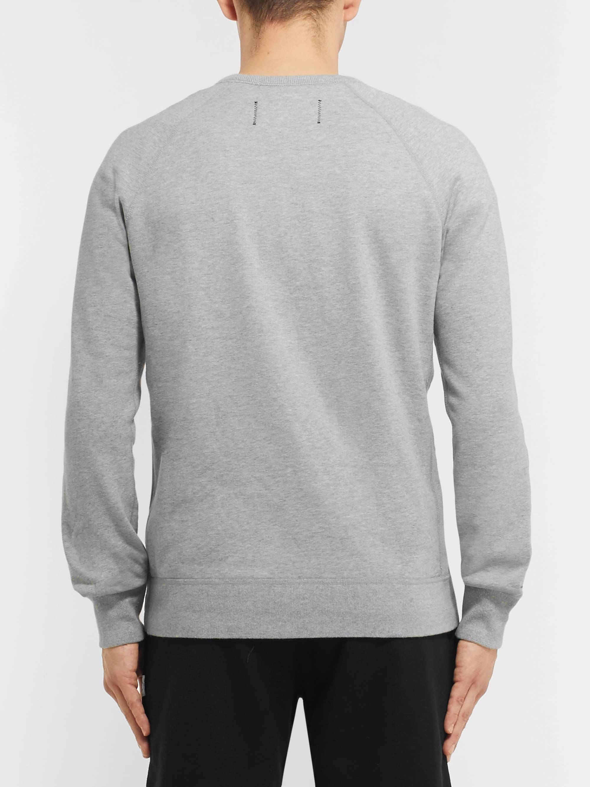 REIGNING CHAMP Loopback Cotton-Jersey Sweatshirt