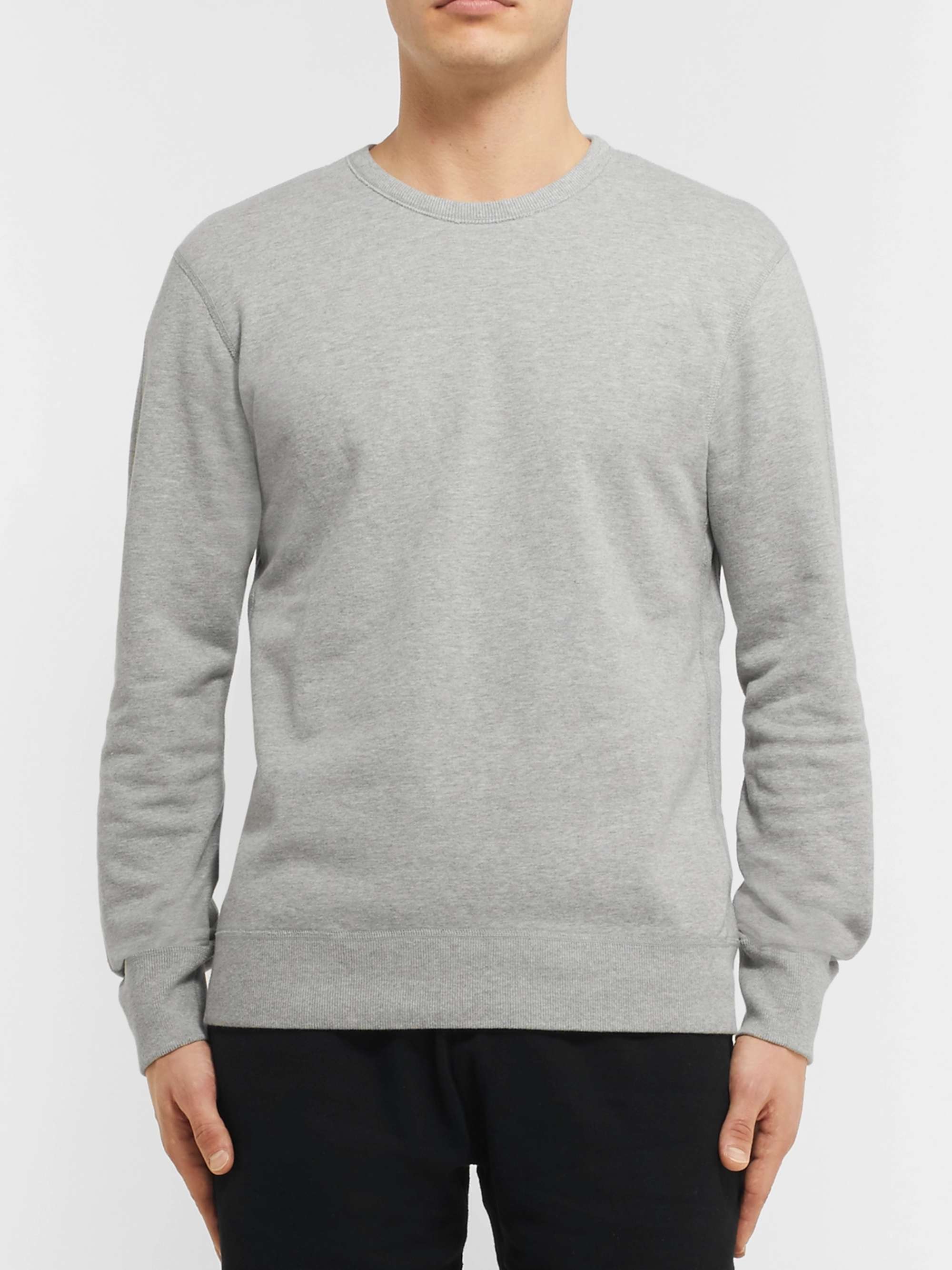 REIGNING CHAMP Loopback Cotton-Jersey Sweatshirt