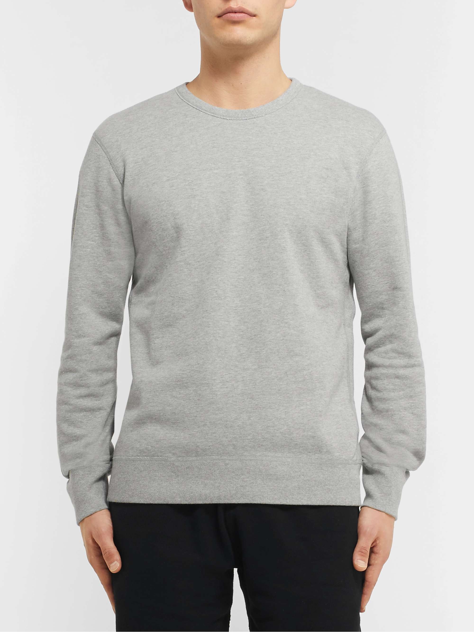 REIGNING CHAMP Loopback Cotton-Jersey Sweatshirt