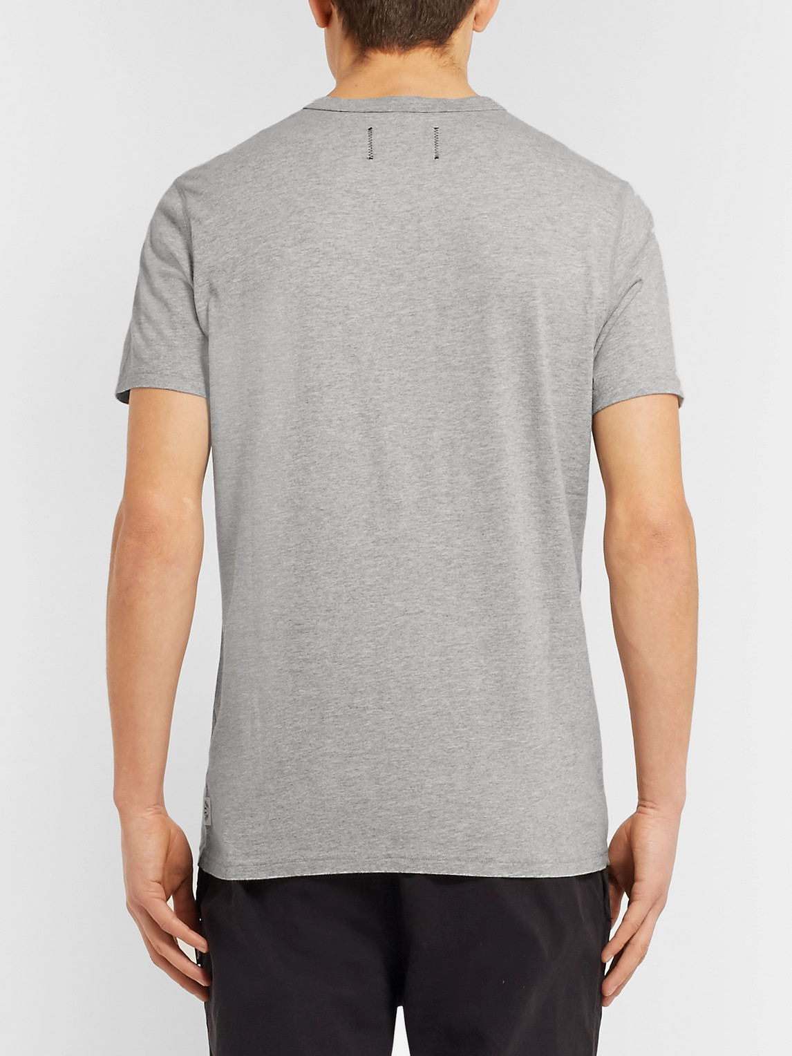 Shop Reigning Champ Ring-spun Cotton-jersey T-shirt In Gray