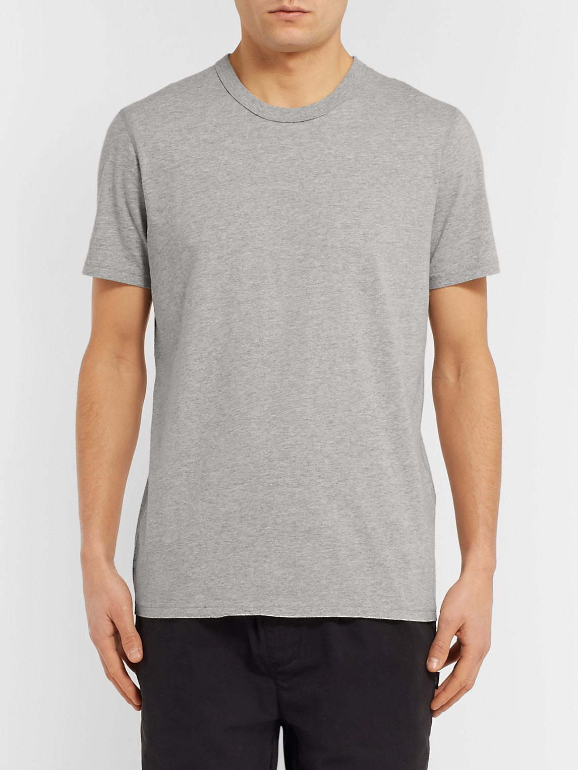 Shop Reigning Champ Ring-spun Cotton-jersey T-shirt In Gray