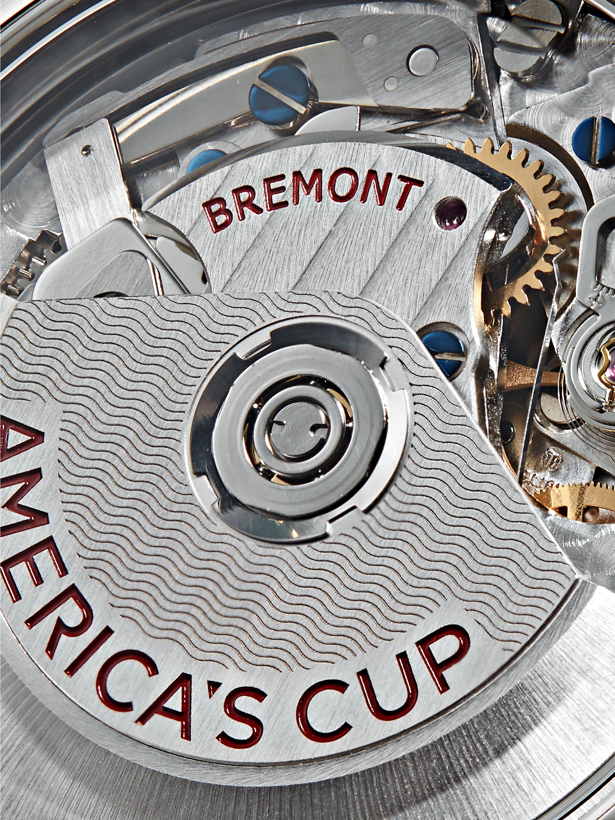 BREMONT America's Cup Regatta Automatic Chronograph 43mm Stainless Steel and Rubber Watch, Ref. No. AC-R/SS