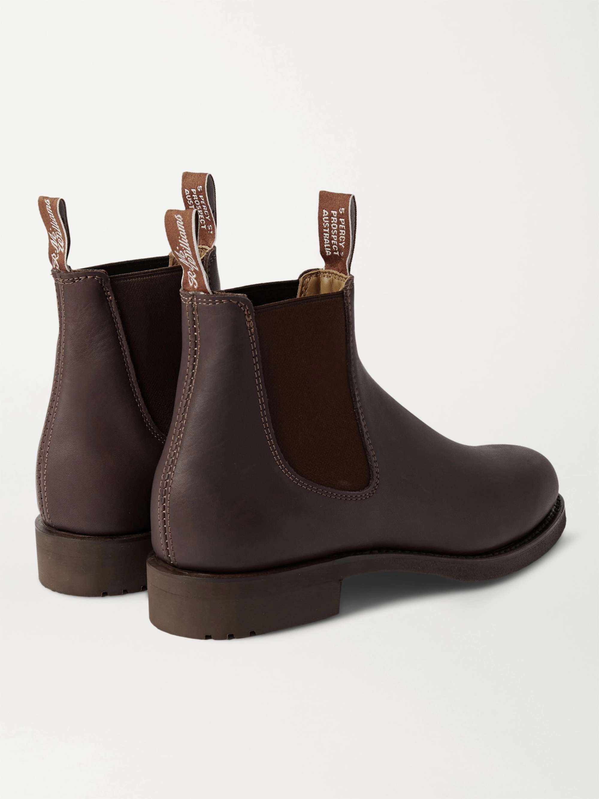 R.M.WILLIAMS Gardener Whole-Cut Leather Chelsea Boots