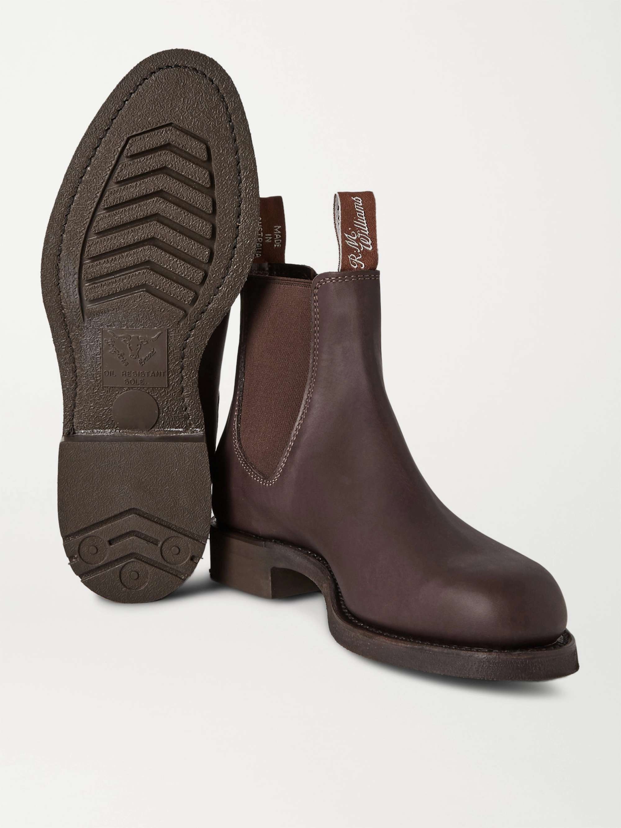 Gardener Whole-Cut Leather Chelsea Boots