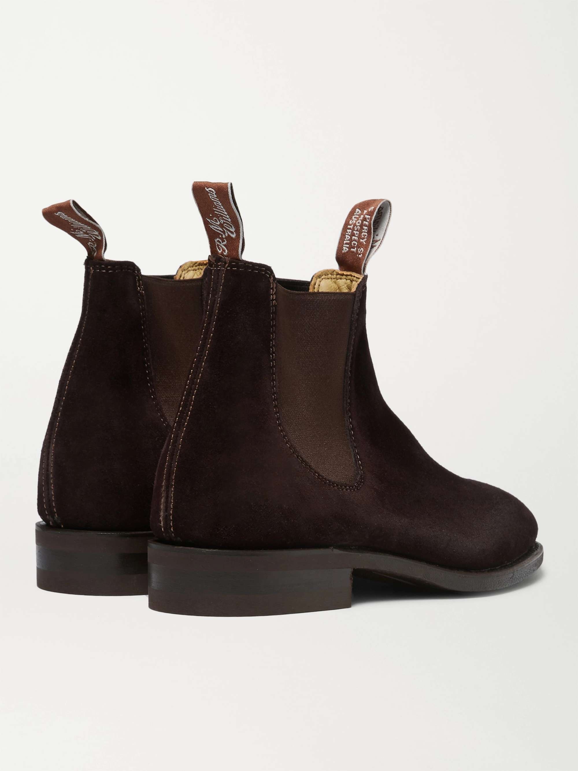 R.M.WILLIAMS Comfort Craftsman Suede Chelsea Boots