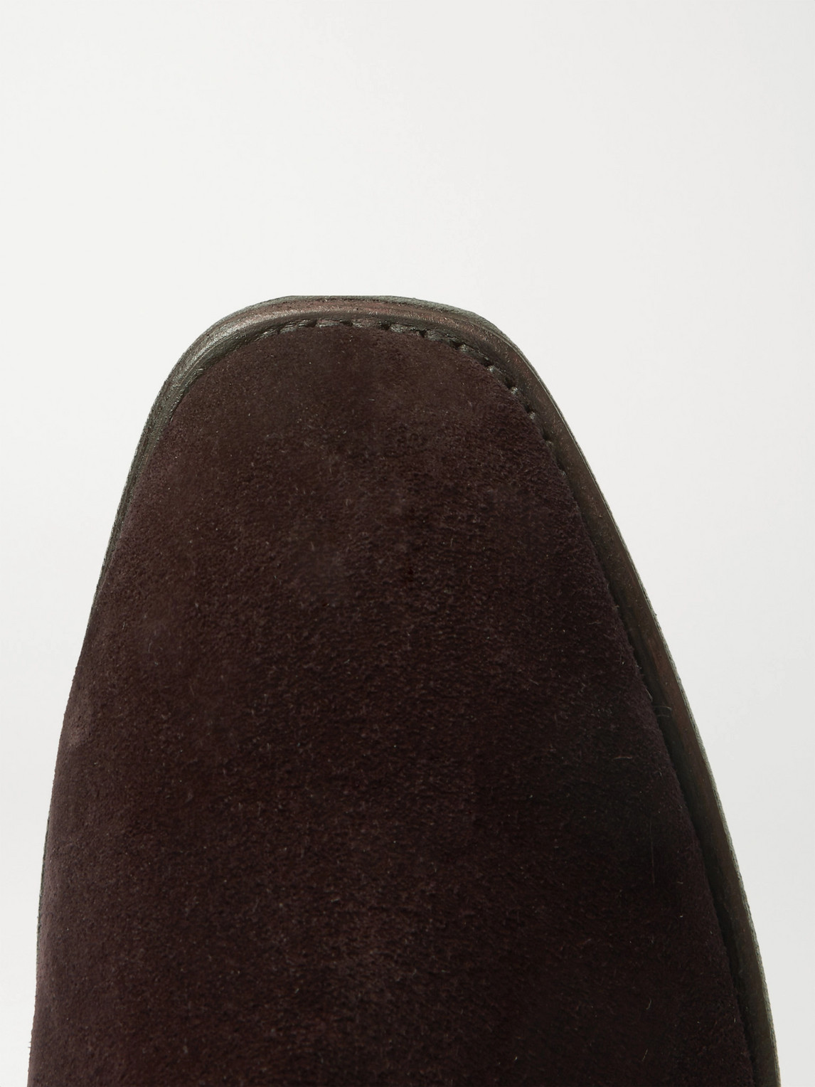 Shop R.m.williams Comfort Craftsman Suede Chelsea Boots In Brown