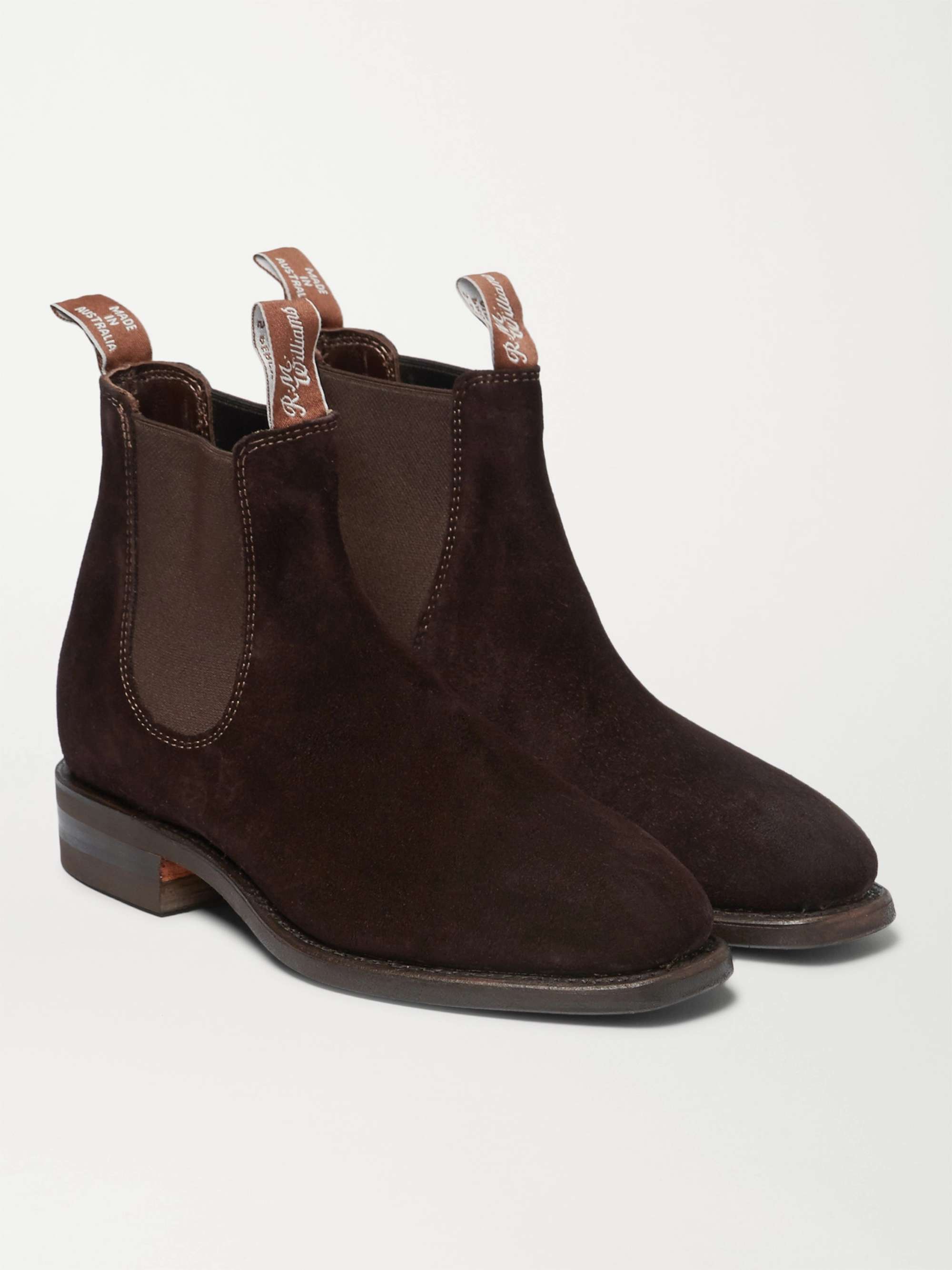 R.M.WILLIAMS Comfort Craftsman Suede Chelsea Boots