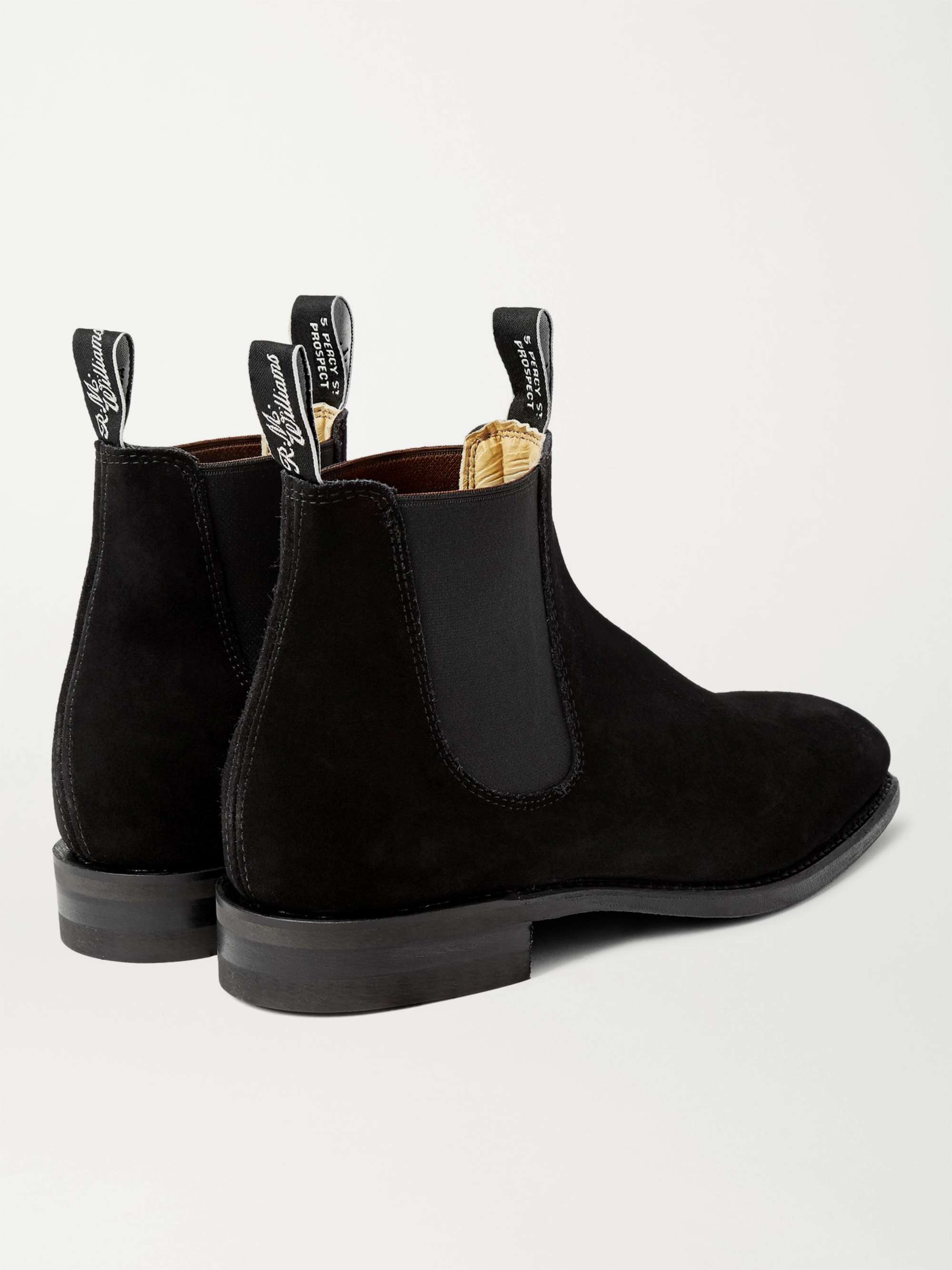 R.M.WILLIAMS Comfort Craftsman Suede Chelsea Boots for Men