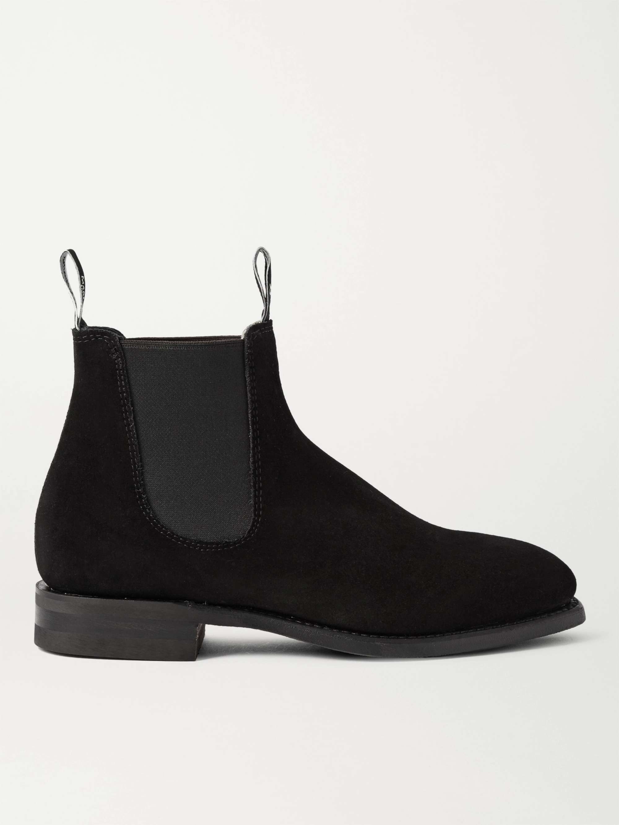 Black Comfort Craftsman boots, R.M.Williams Chelsea Boots