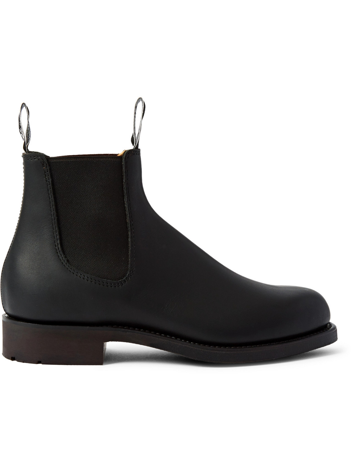 Gucci - Bonny Webbing-Trimmed Leather Chelsea Boots - Men - Black Gucci