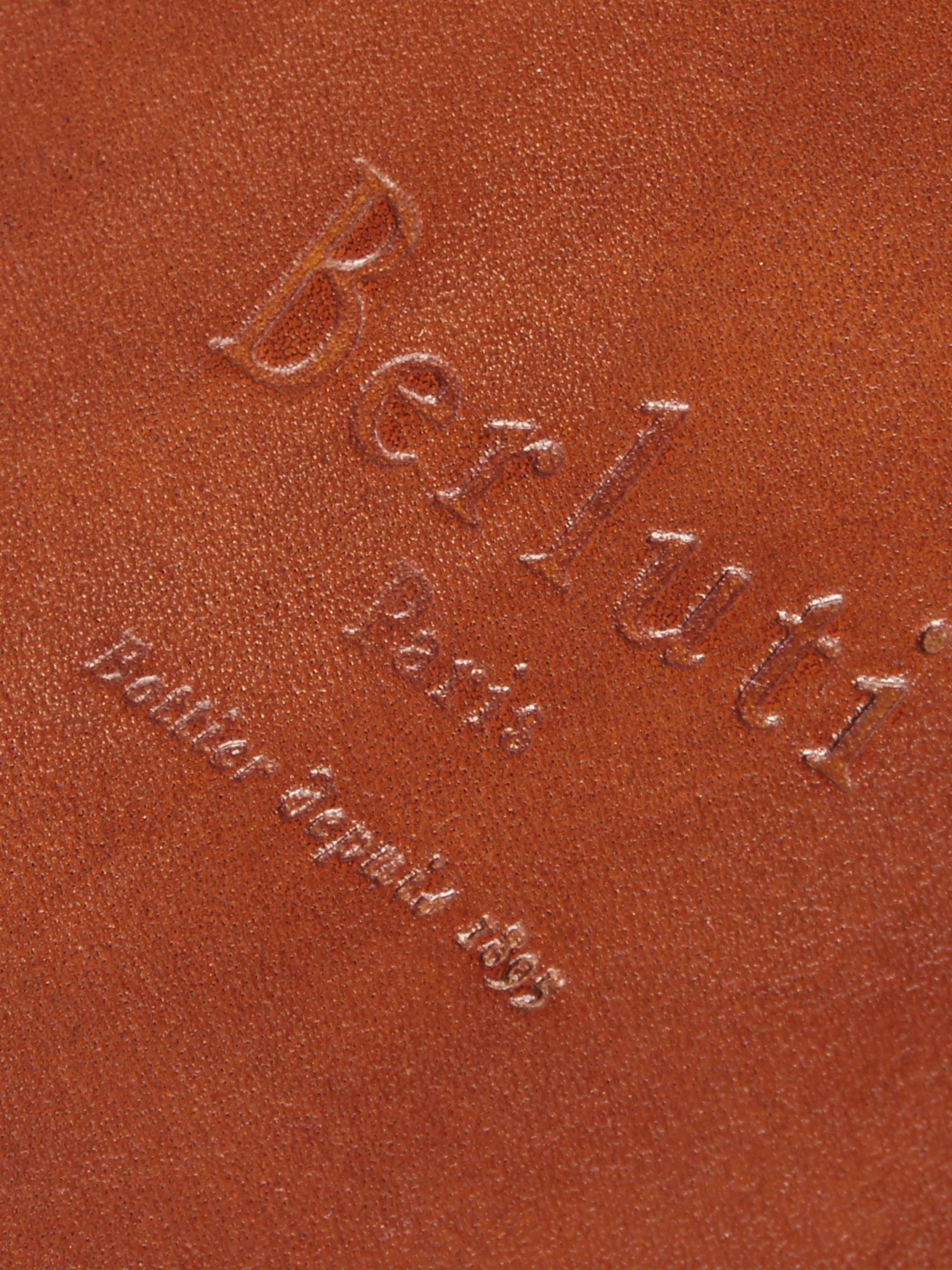 BERLUTI Venezia Leather and Wood Cigar Box