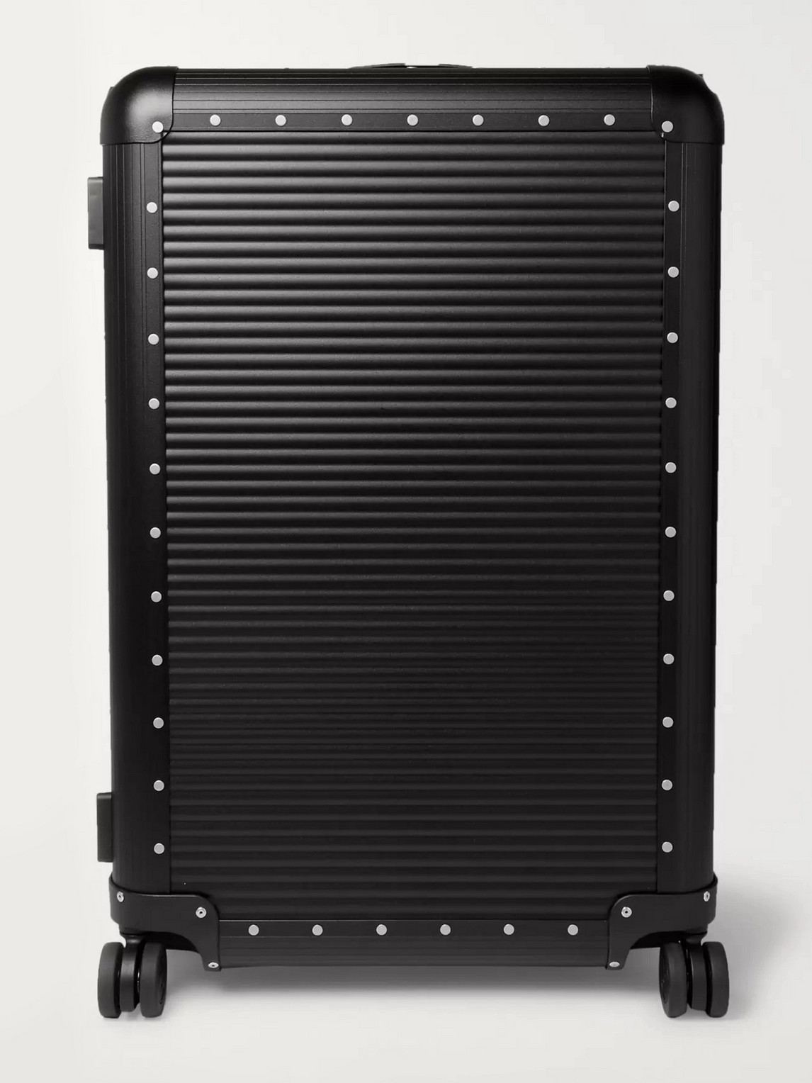 Fabbrica Pelletterie Milano Spinner 76cm Aluminium Suitcase In Black