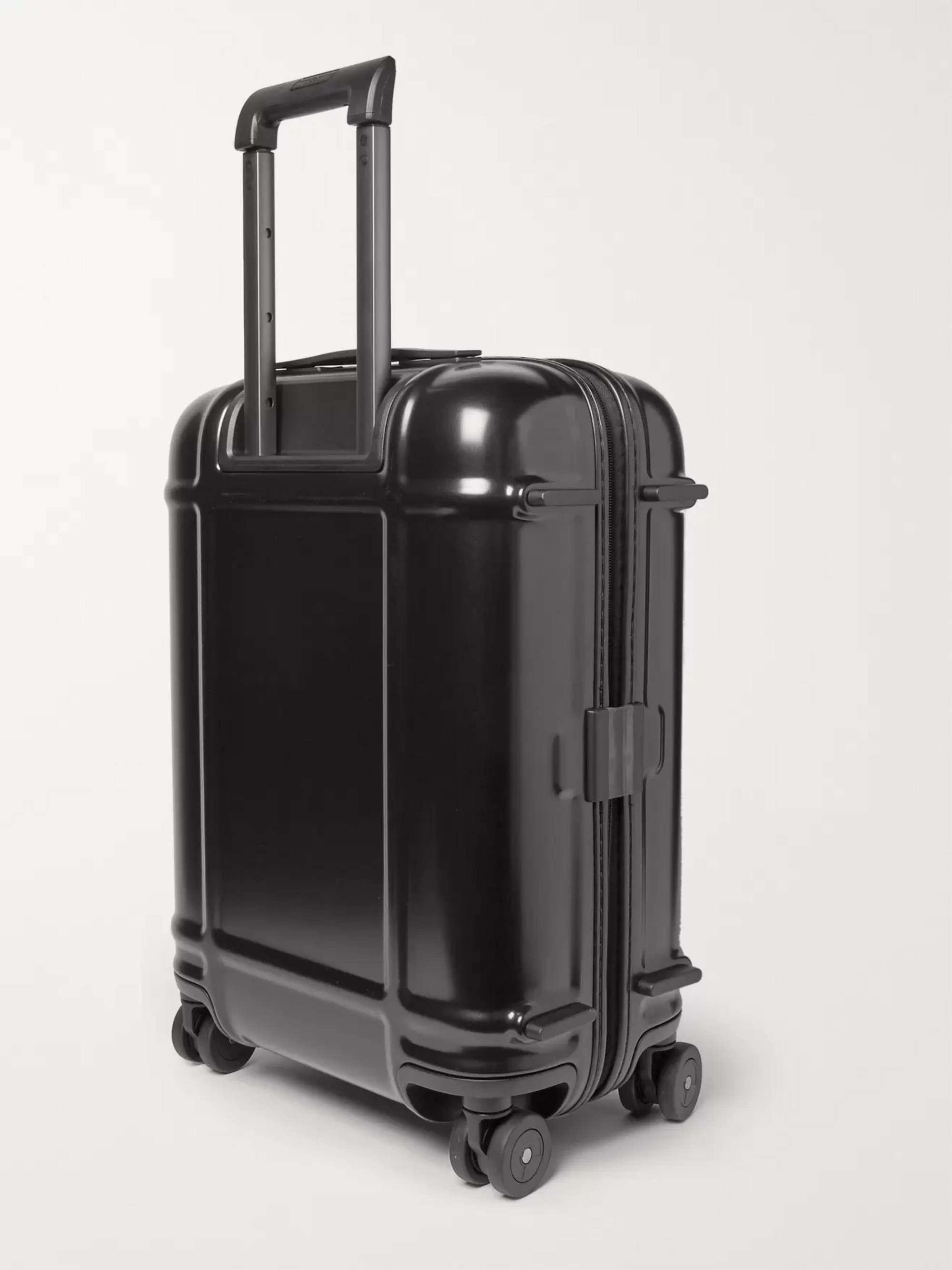 FPM MILANO Globe Spinner 55cm Leather-Trimmed Polycarbonate Carry-On Suitcase