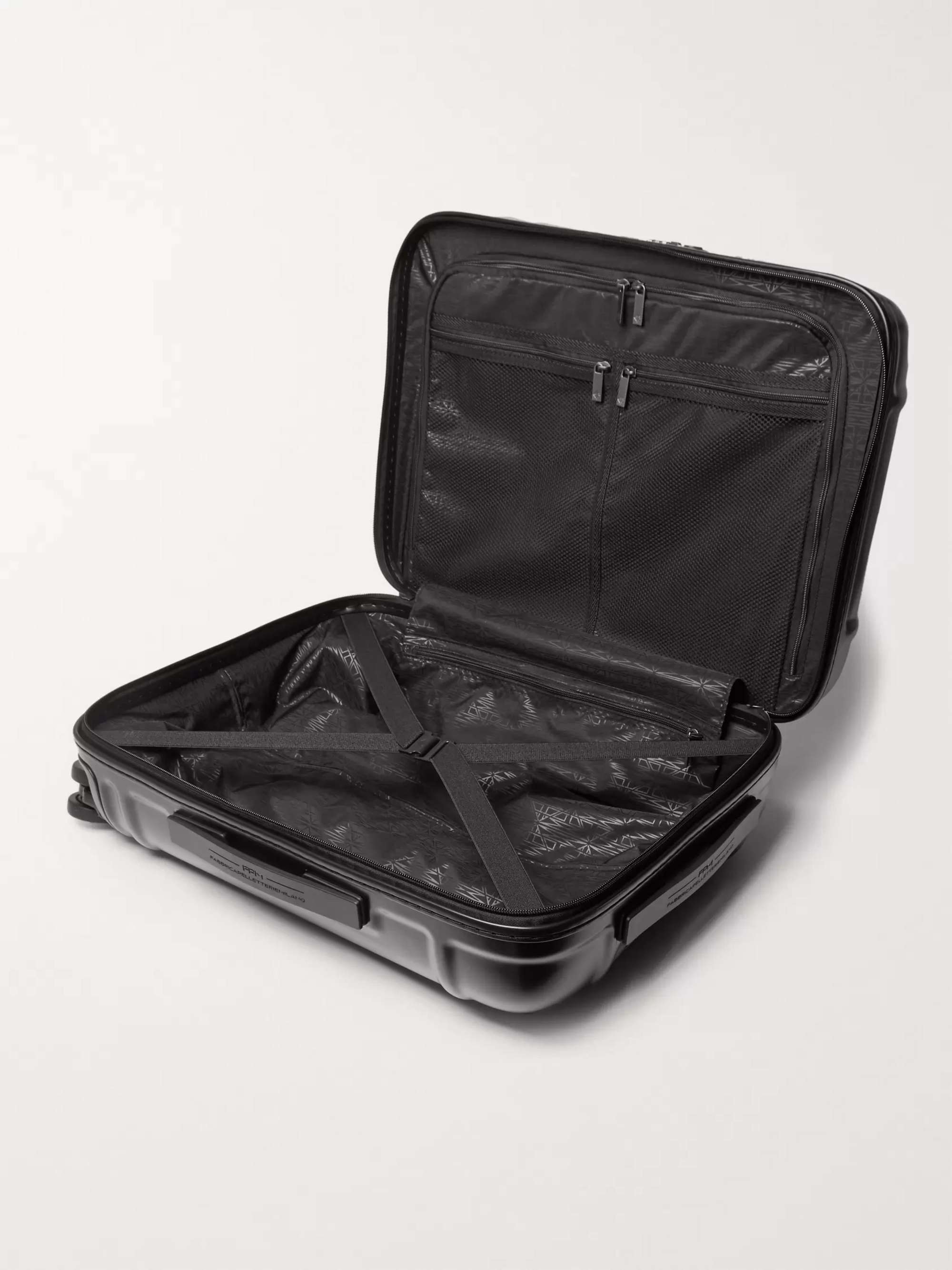 FPM MILANO Globe Spinner 55cm Leather-Trimmed Polycarbonate Carry-On Suitcase