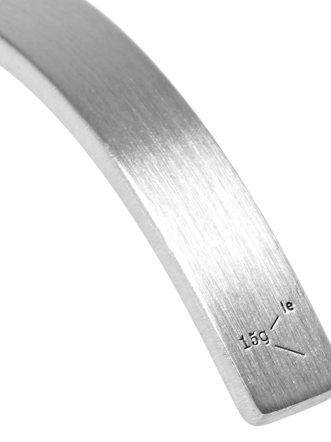Shop Le Gramme Le 15 Brushed Sterling Silver Cuff