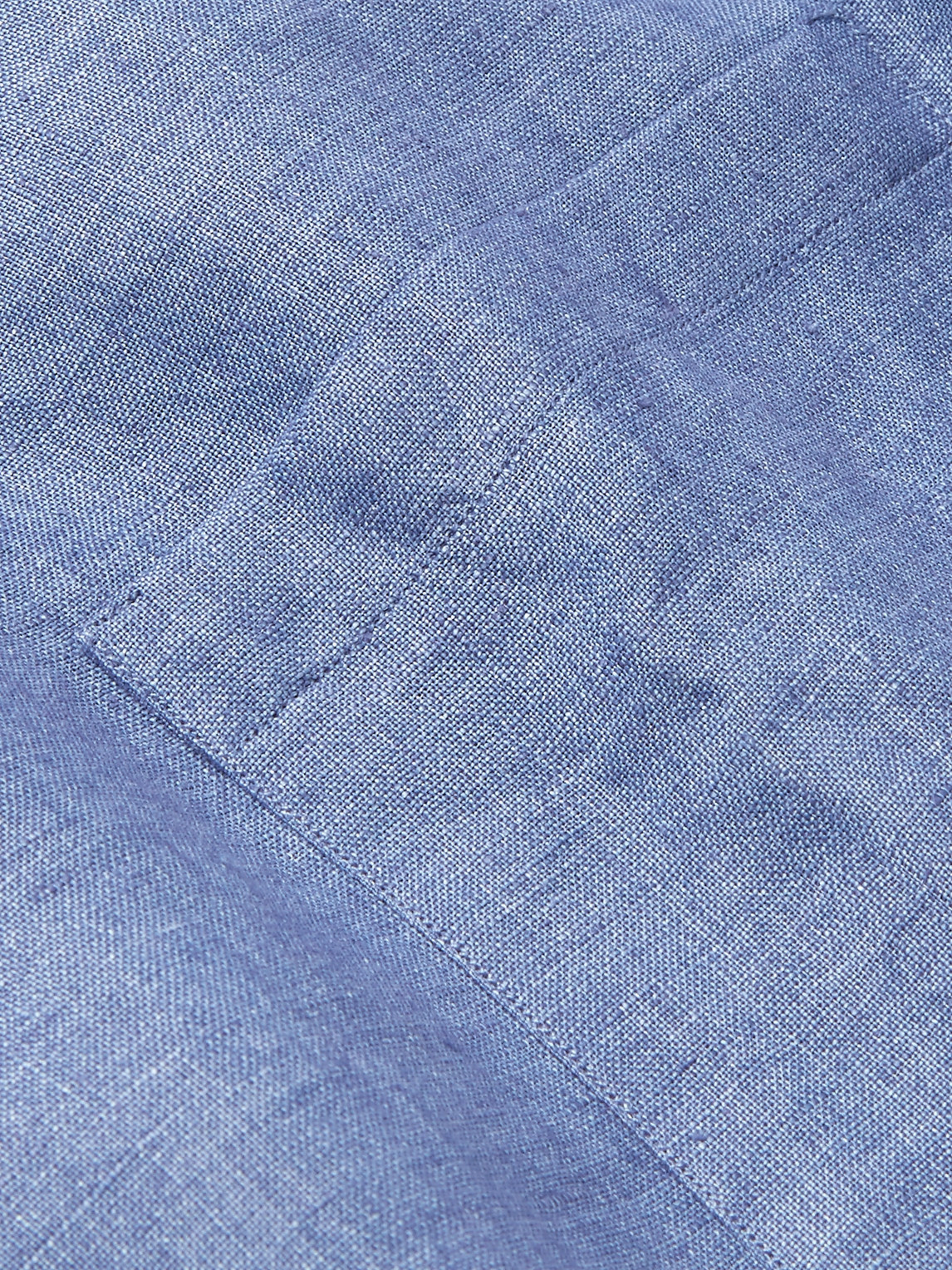 Shop Loro Piana André Slub Linen Shirt In Blue