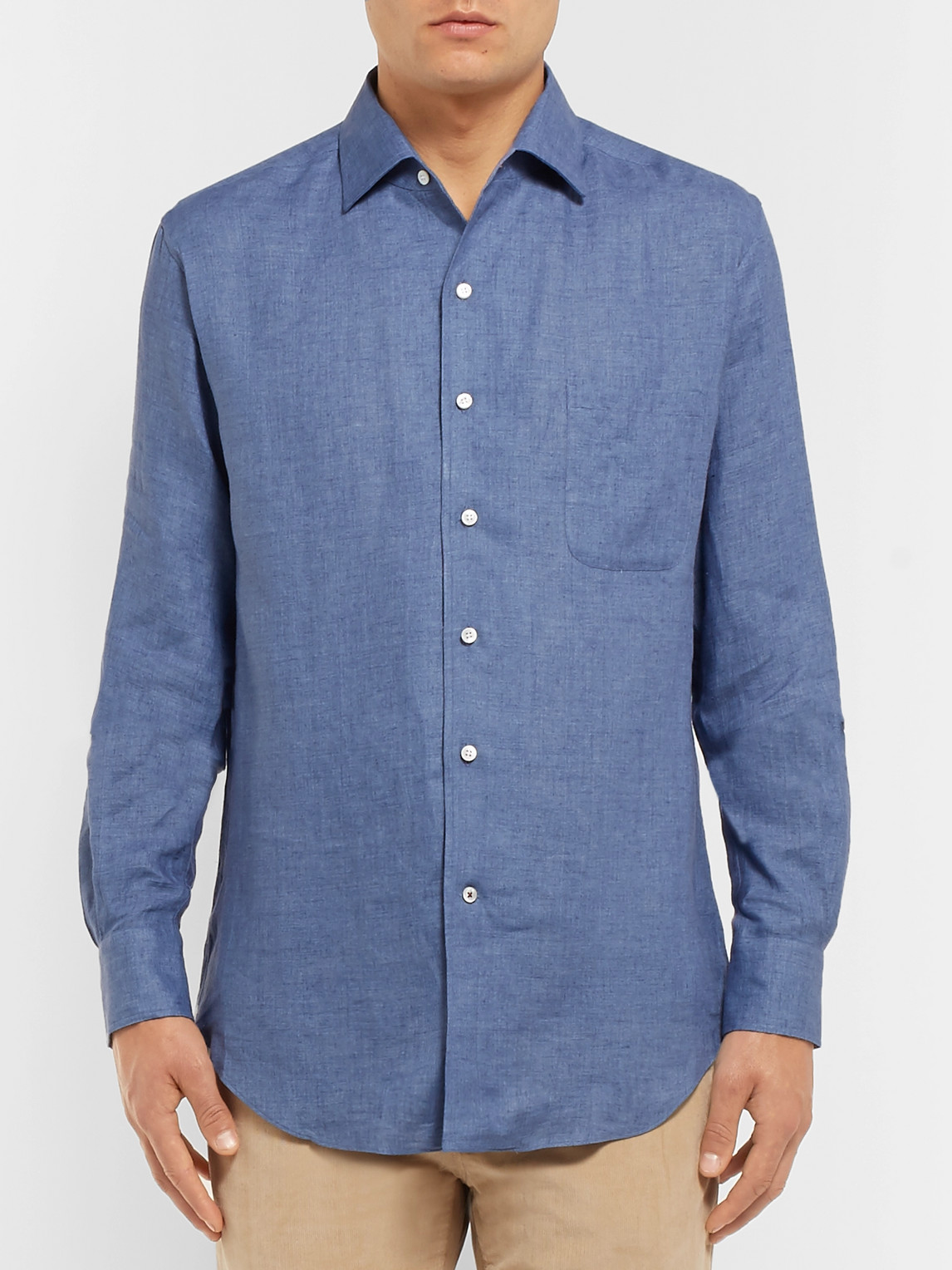 André Slub Linen Shirt