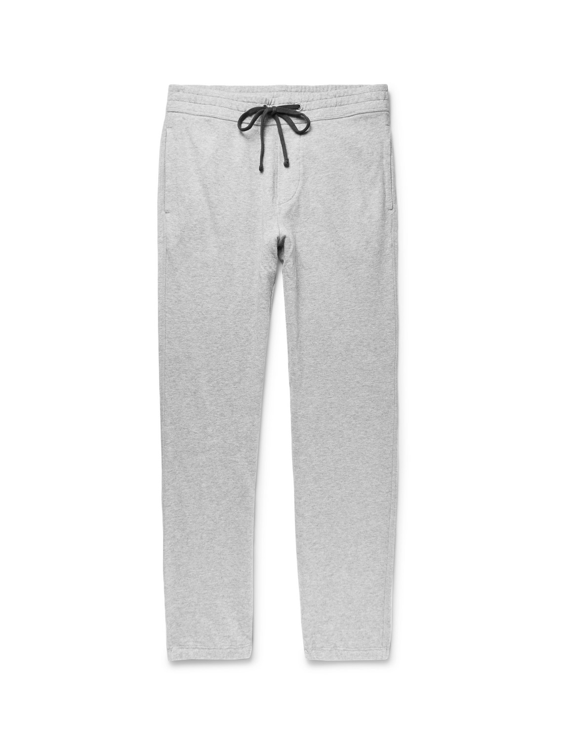 James Perse Loopback Supima Cotton-jersey Sweatpants In Gray