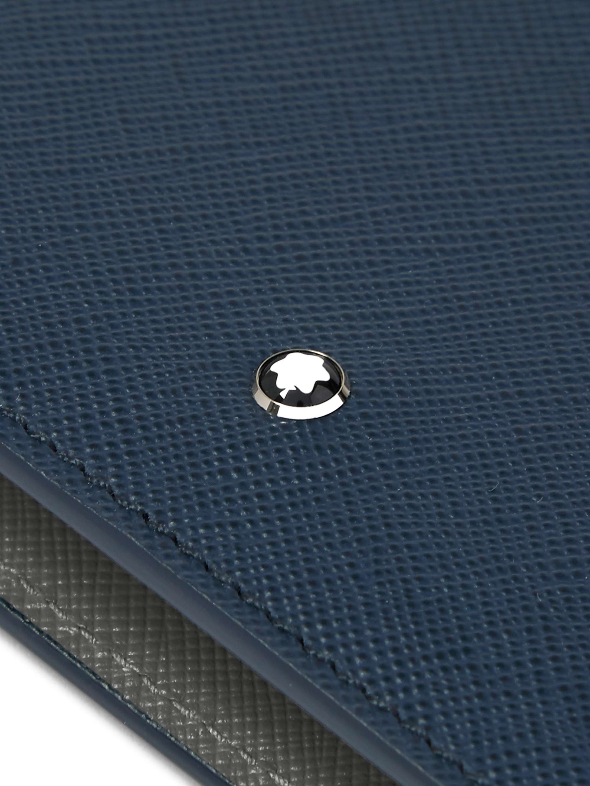 MONTBLANC Sartorial Cross-Grain Leather Cardholder